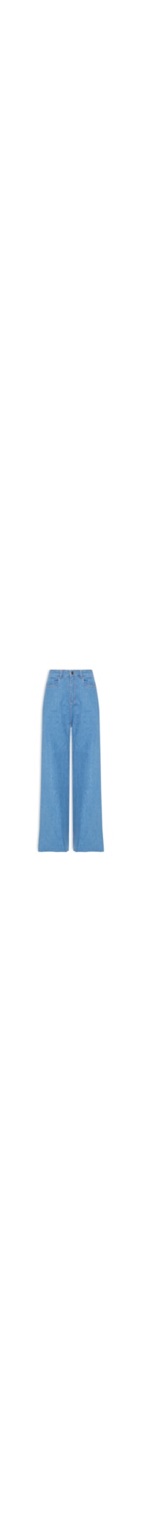 Calça Feminina Jeans Wide Leg - Azul