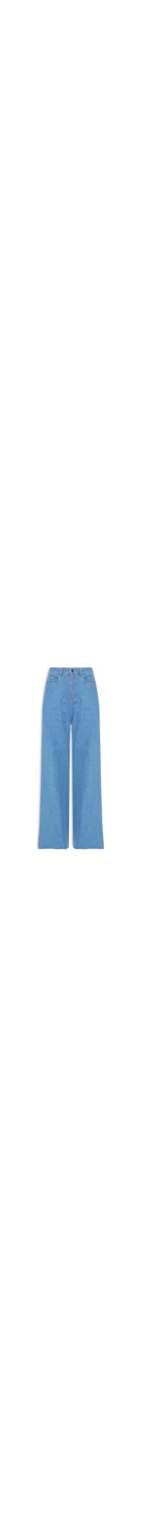 Calça Feminina Jeans Wide Leg - Azul