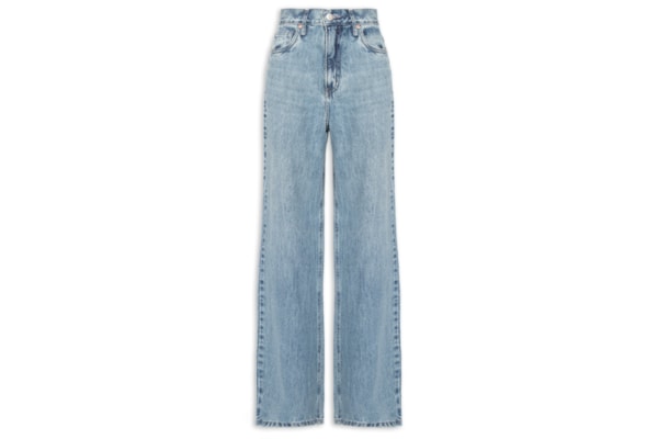Calça Feminina Jeans Wide Leg Copenhague New B - Azul