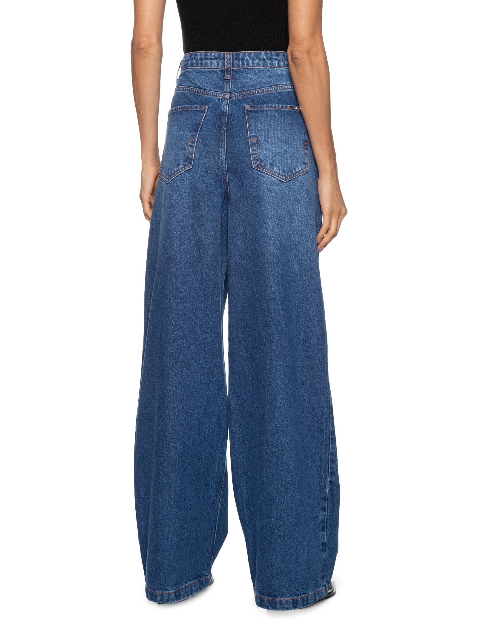 Wide Leg Calça Jeans Vans Feminina Jual Trendyol High Waist Wide