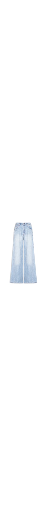 Calça Feminina Jeans Wide Leg Nesgas - Azul