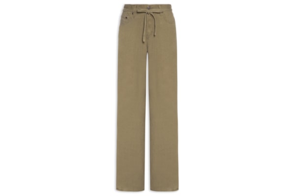 Calça Feminina Jeans XL Straight - Marrom