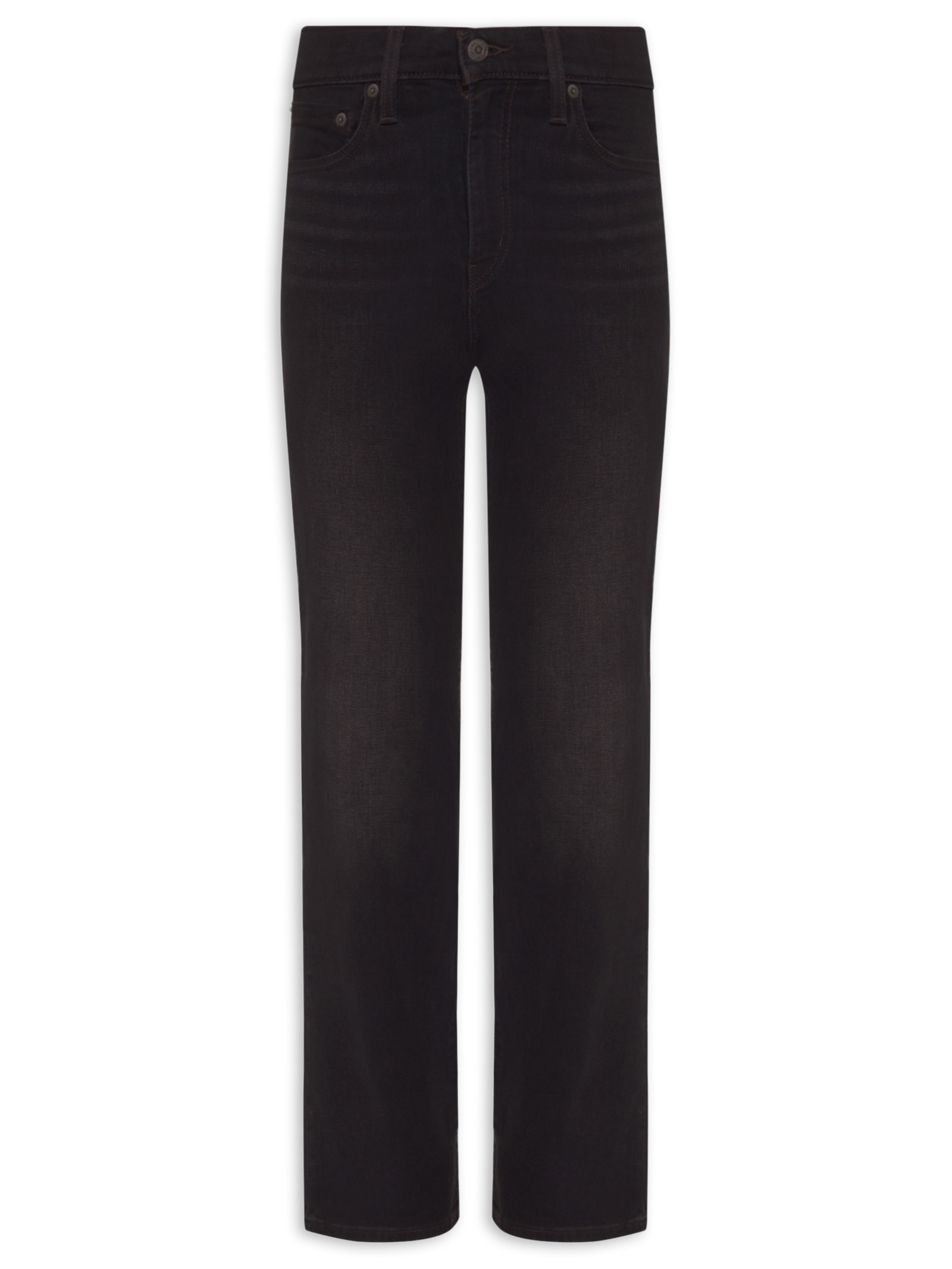 Calça Feminina Jeans ® 723 High Rise Straight Preto Levi's