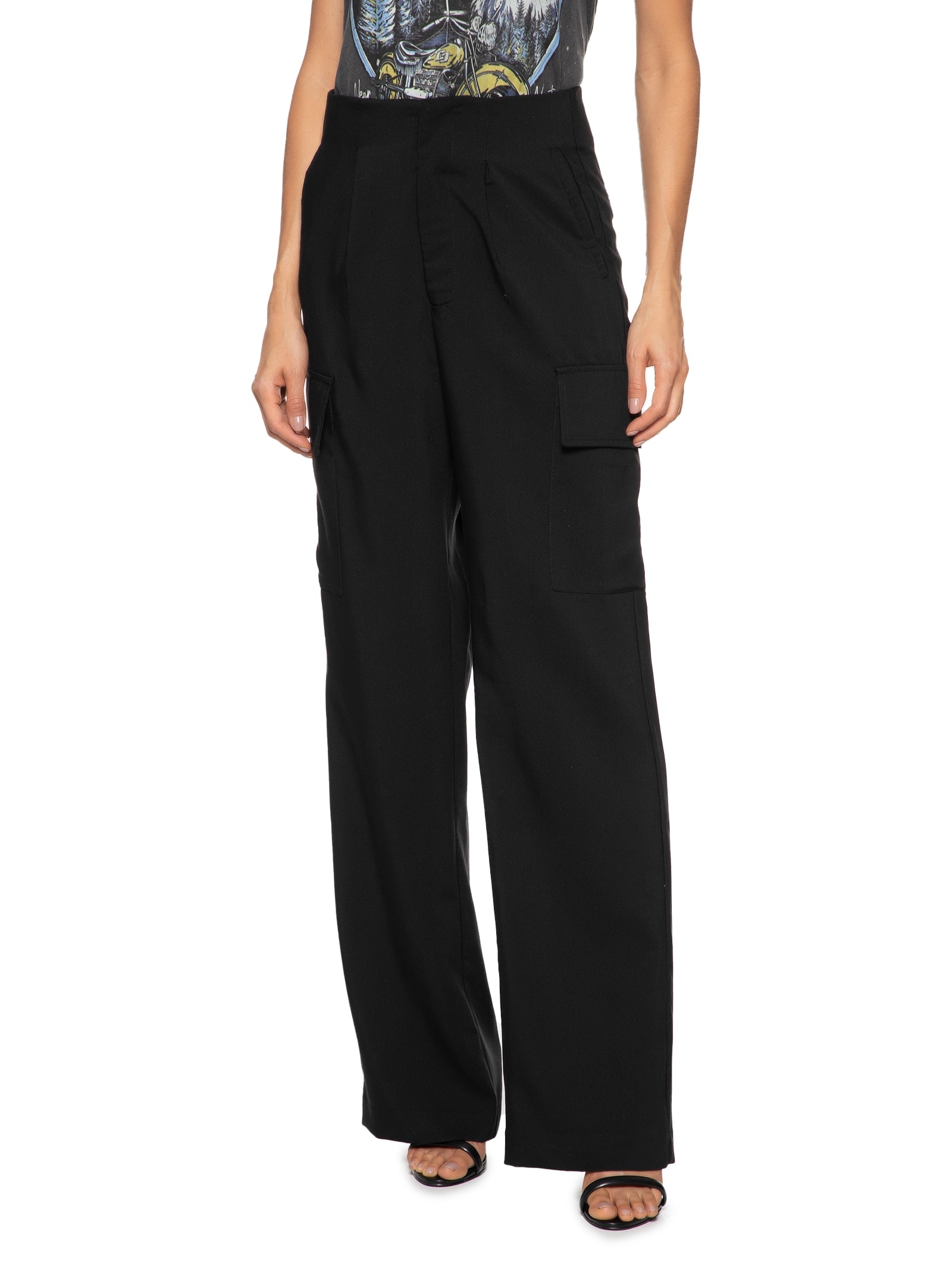 Calça Feminina Joana Alfaiataria Reta Preto Colcci