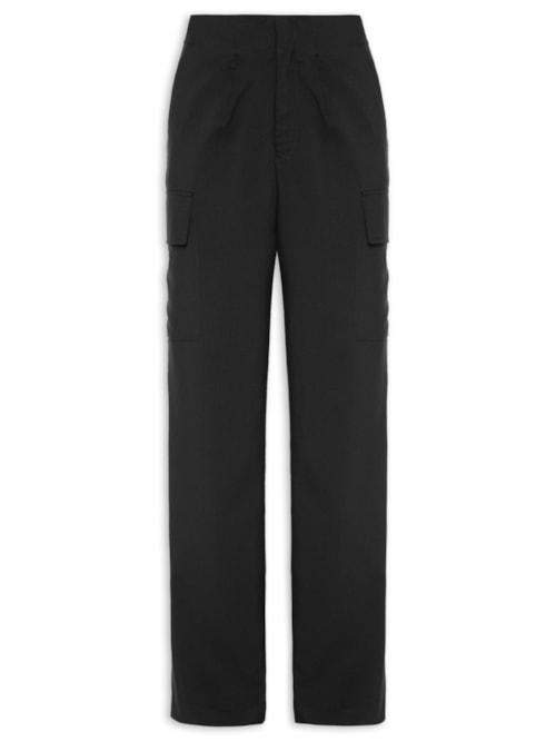 Calça Feminina Joana Alfaiataria Reta - Preto