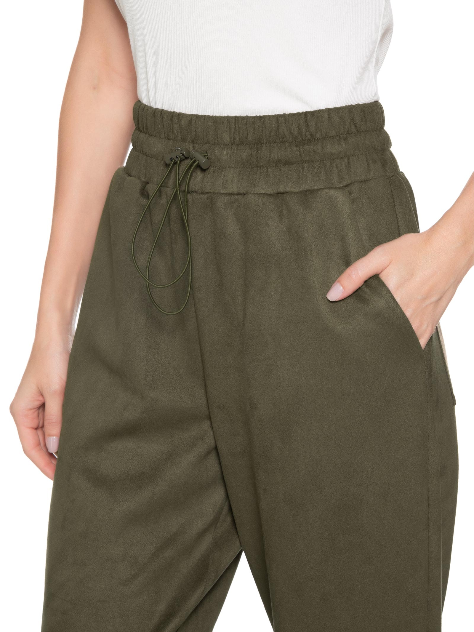 Suede Conjunto Feminino Jogger Conjunto Feminino Blusa E Calça Suede