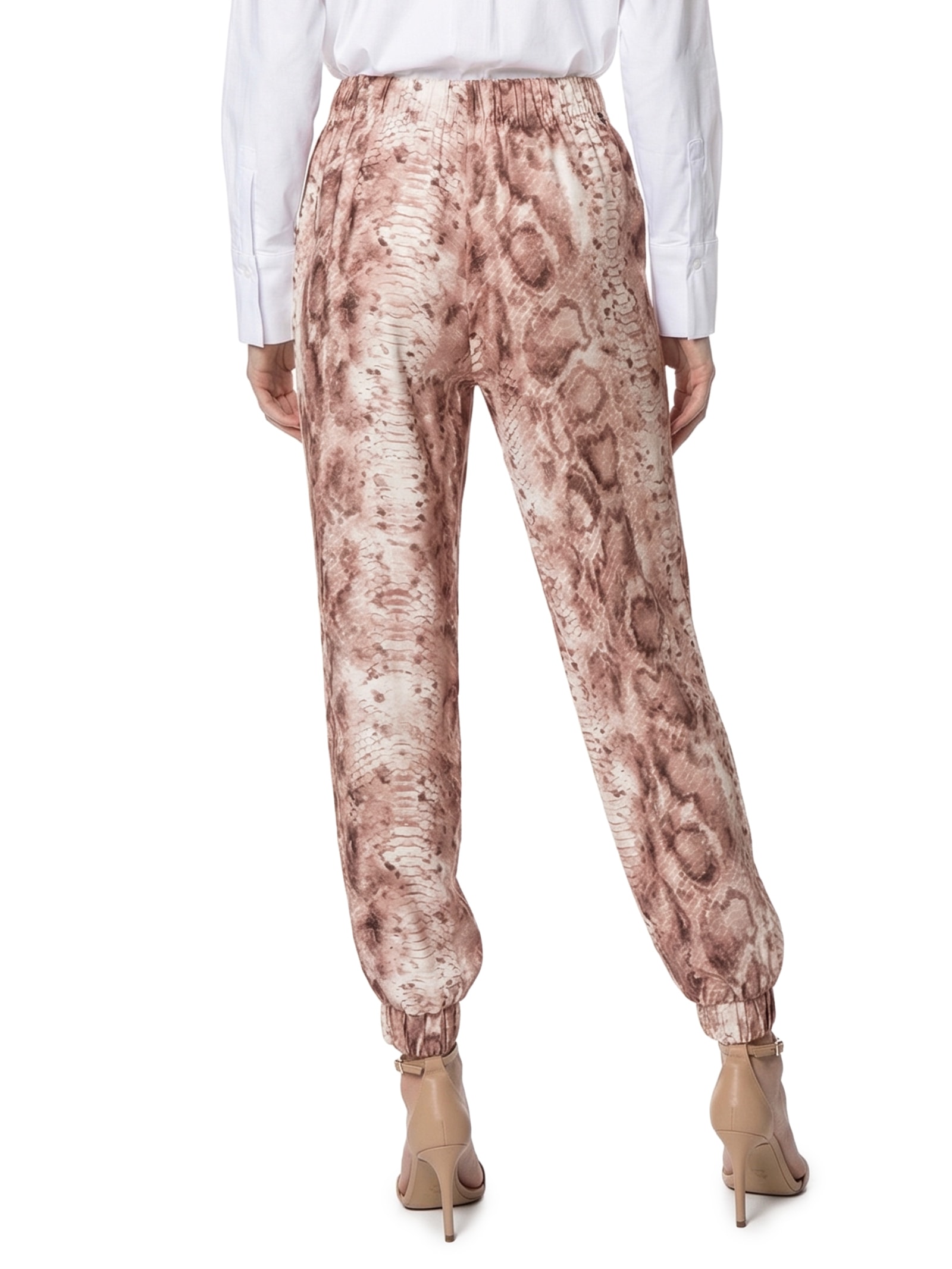 Calça Feminina Jogging Estampada Rosa Lança Perfume