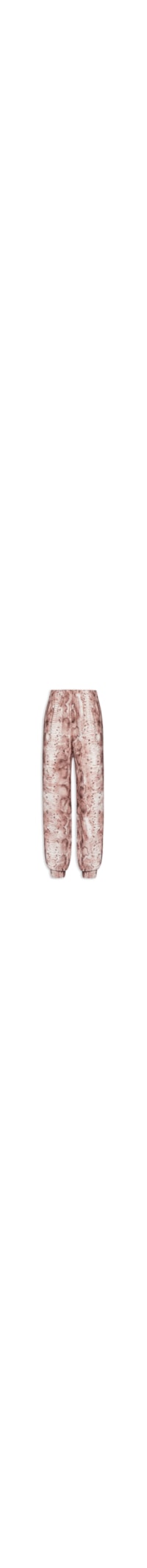 Calça Feminina Jogging Estampada - Rosa