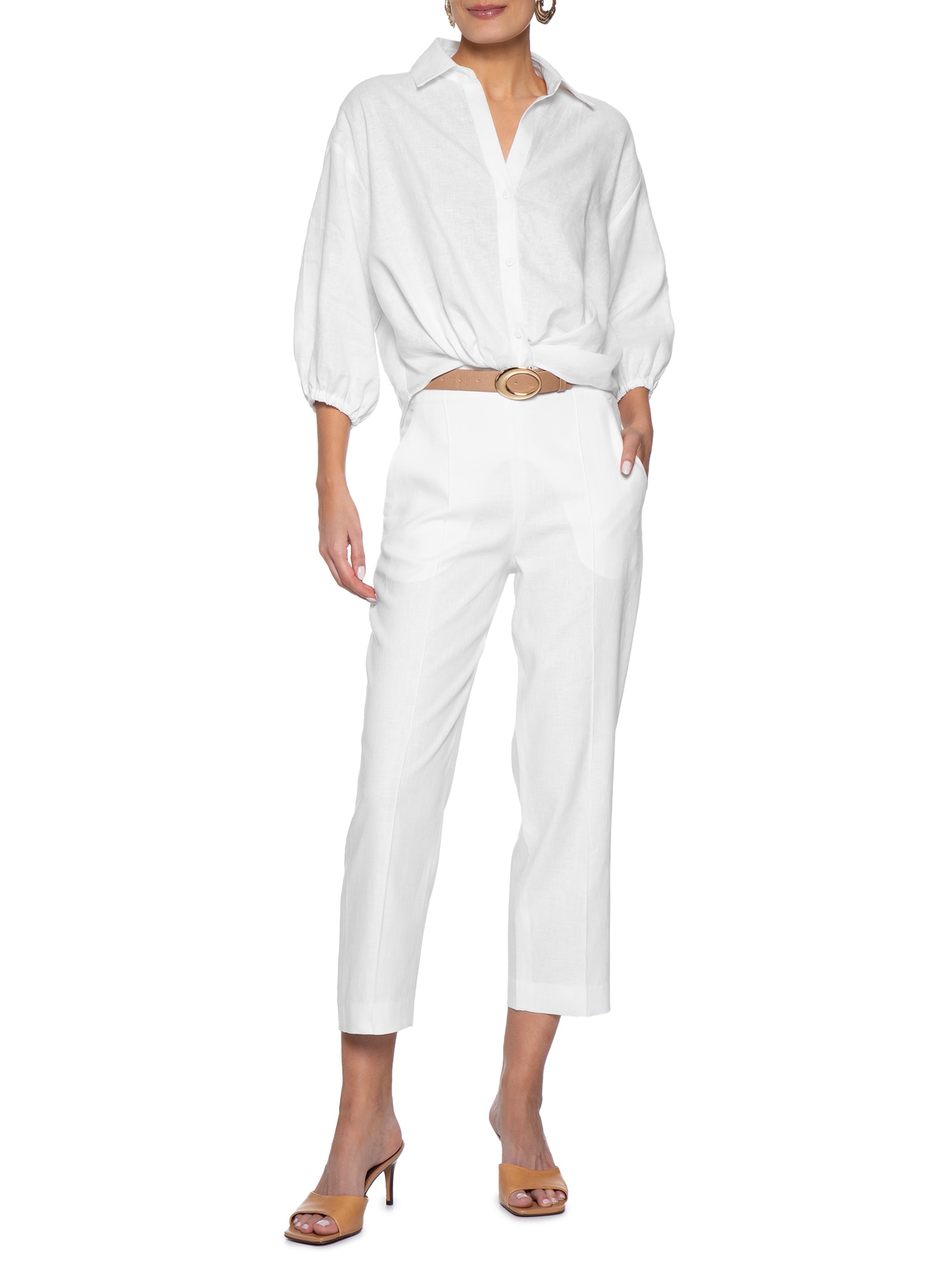 Calça Feminina Joyce Branco Le Lis