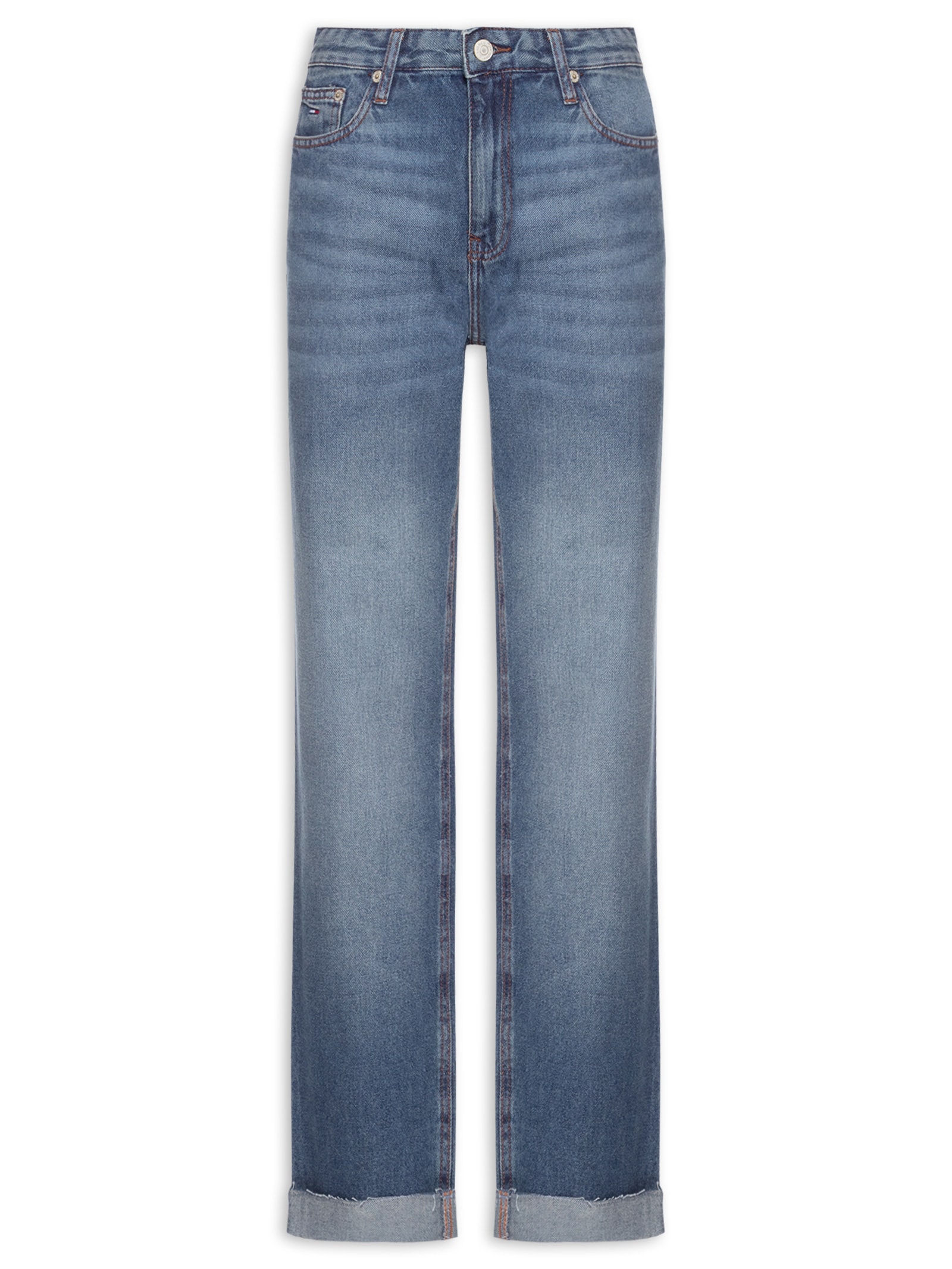 Calça Feminina Kira Mr Slim Azul Tommy Jeans
