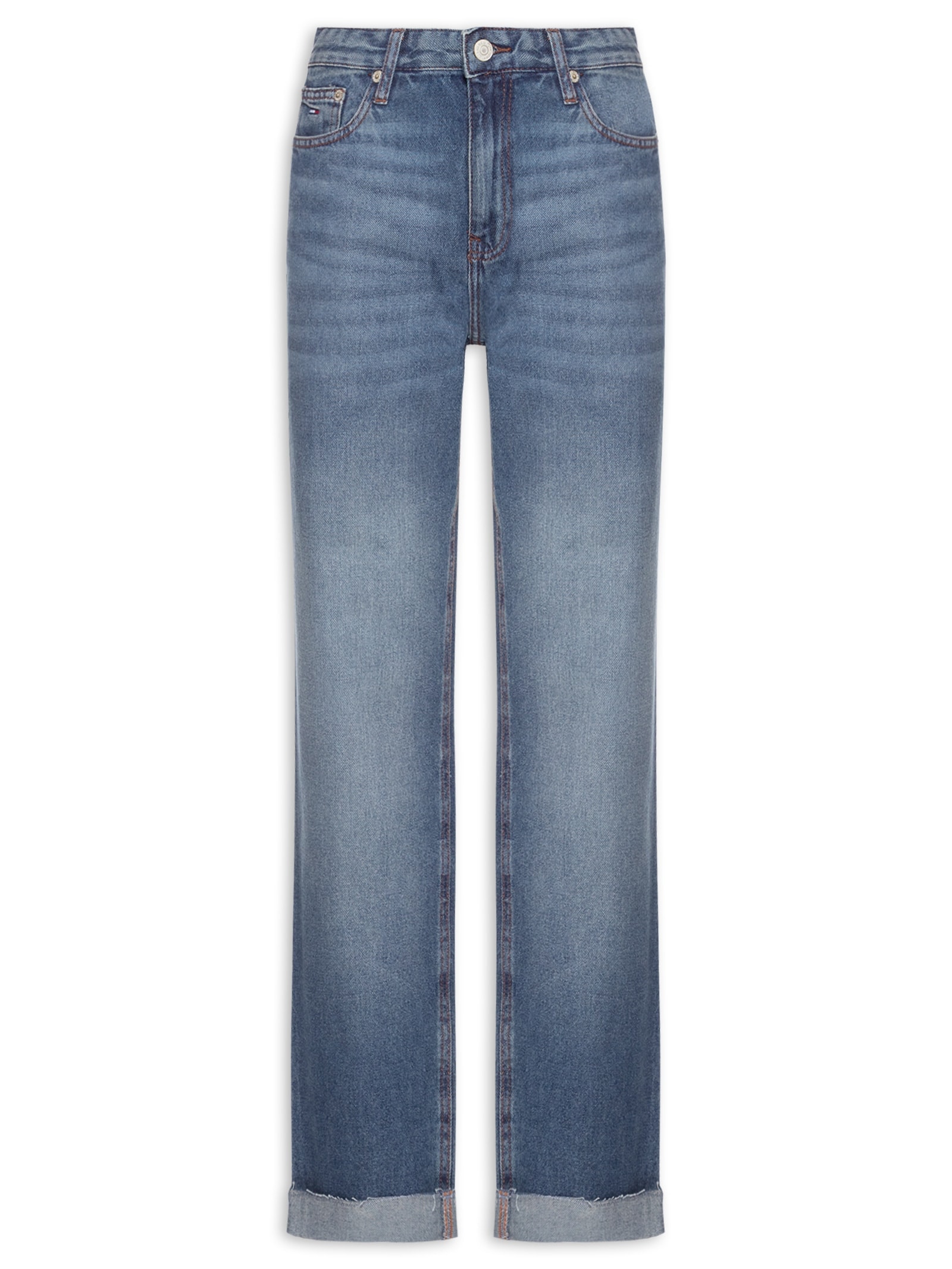 Calça Feminina Kira Mr Slim Azul Tommy Jeans