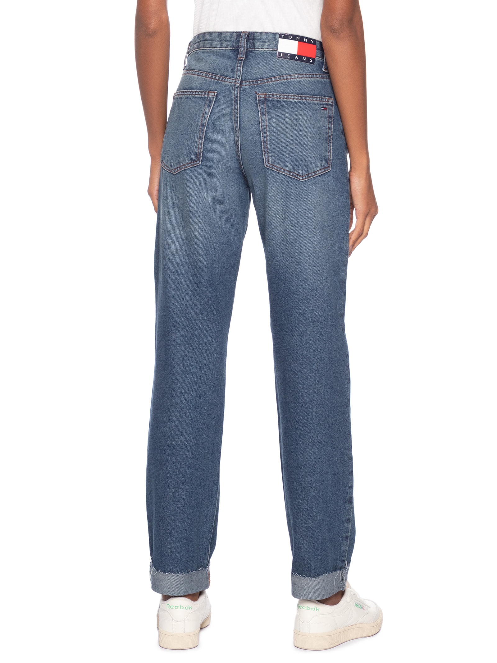 Calça Feminina Kira Mr Slim Azul Tommy Jeans