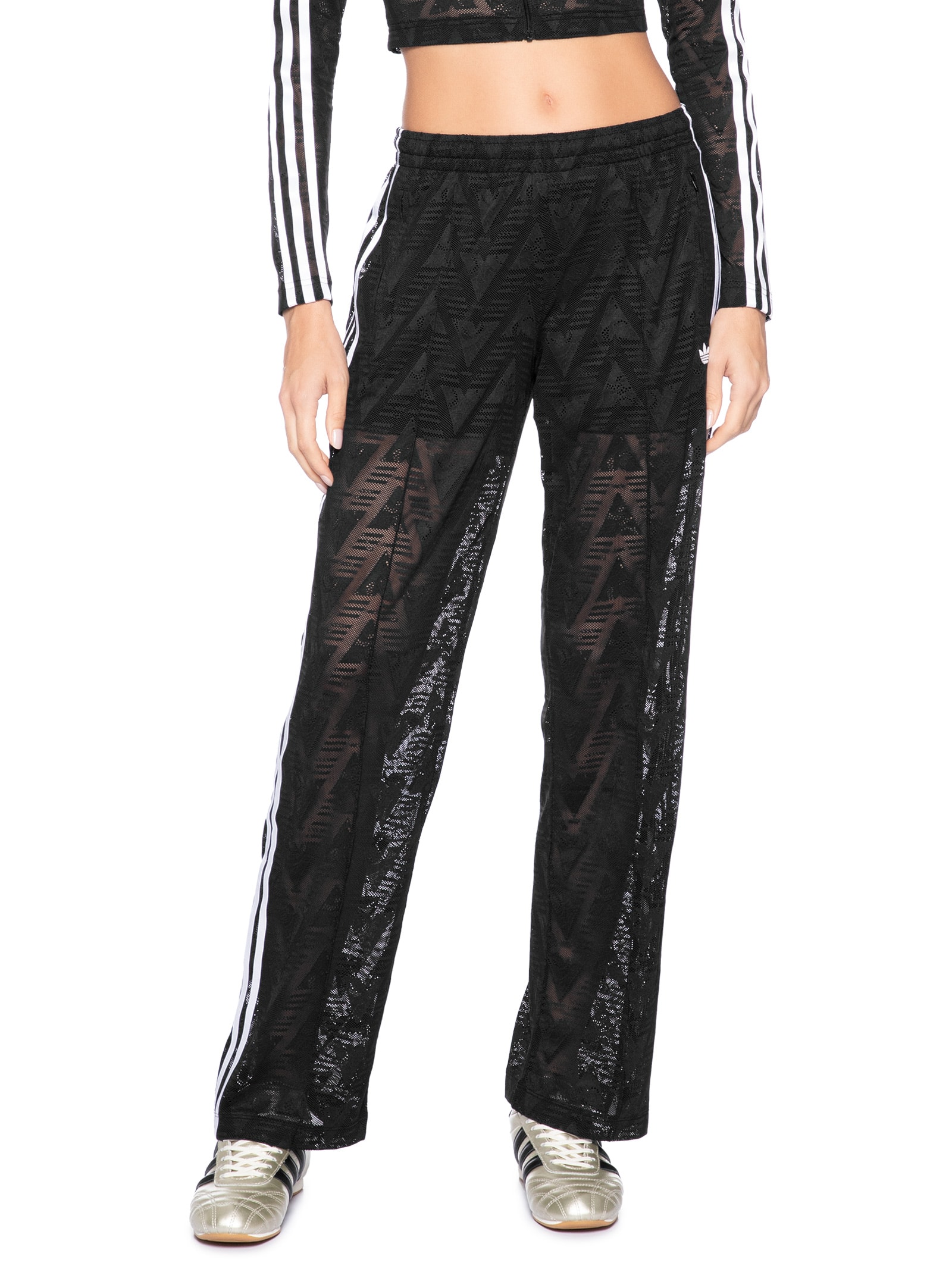 Calça Feminina Lace Firebird TP – Preto Adidas Originals