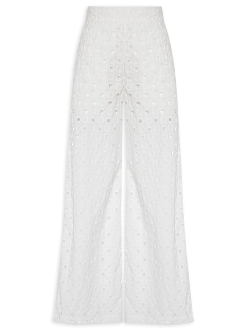 Calça Feminina Laise Bolso Faca - Branco
