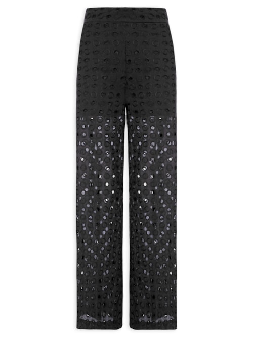 Calça Feminina Laise Bolso Faca - Preto