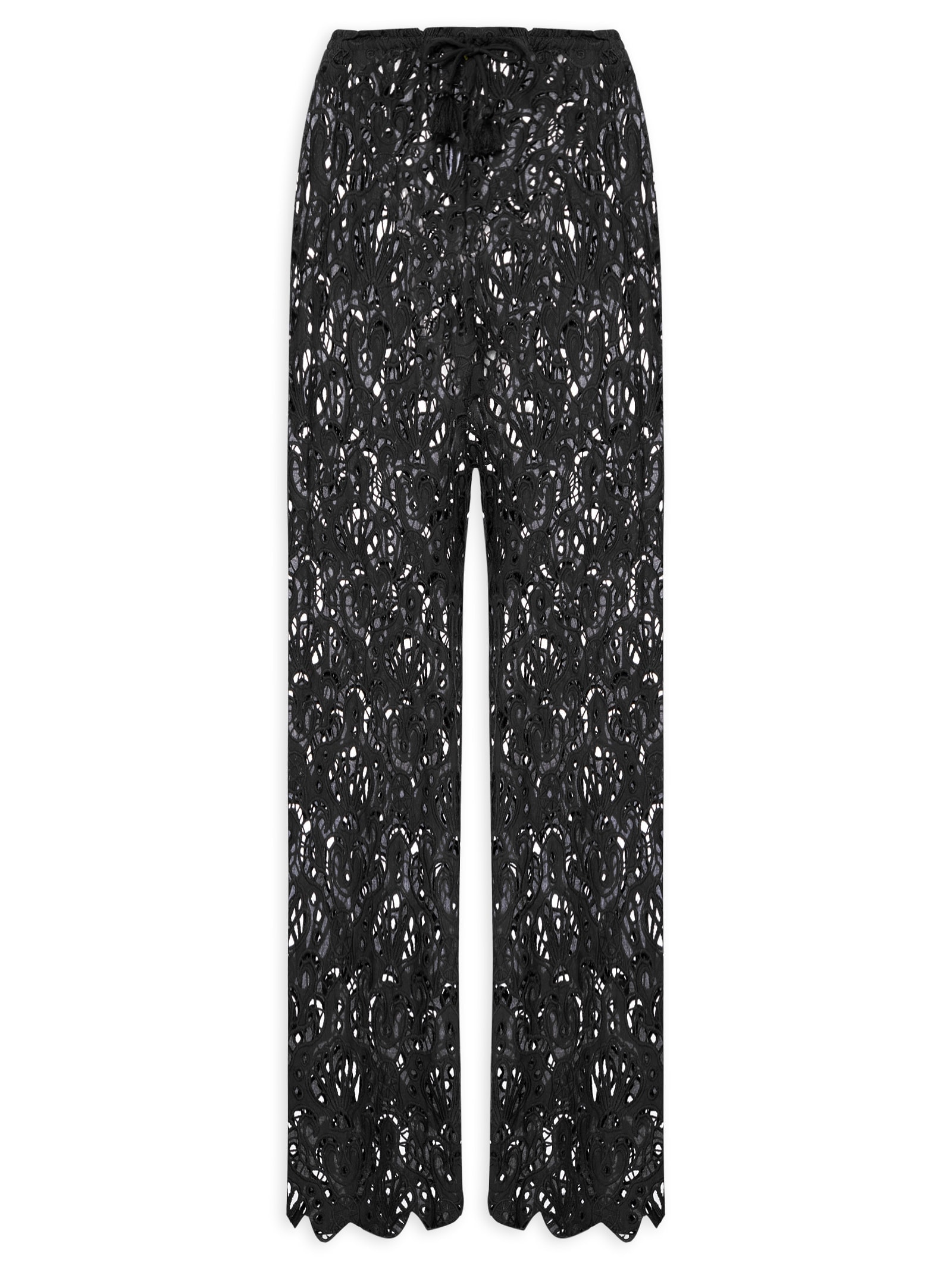 Calça Feminina Laise Concha Preto Farm Praia