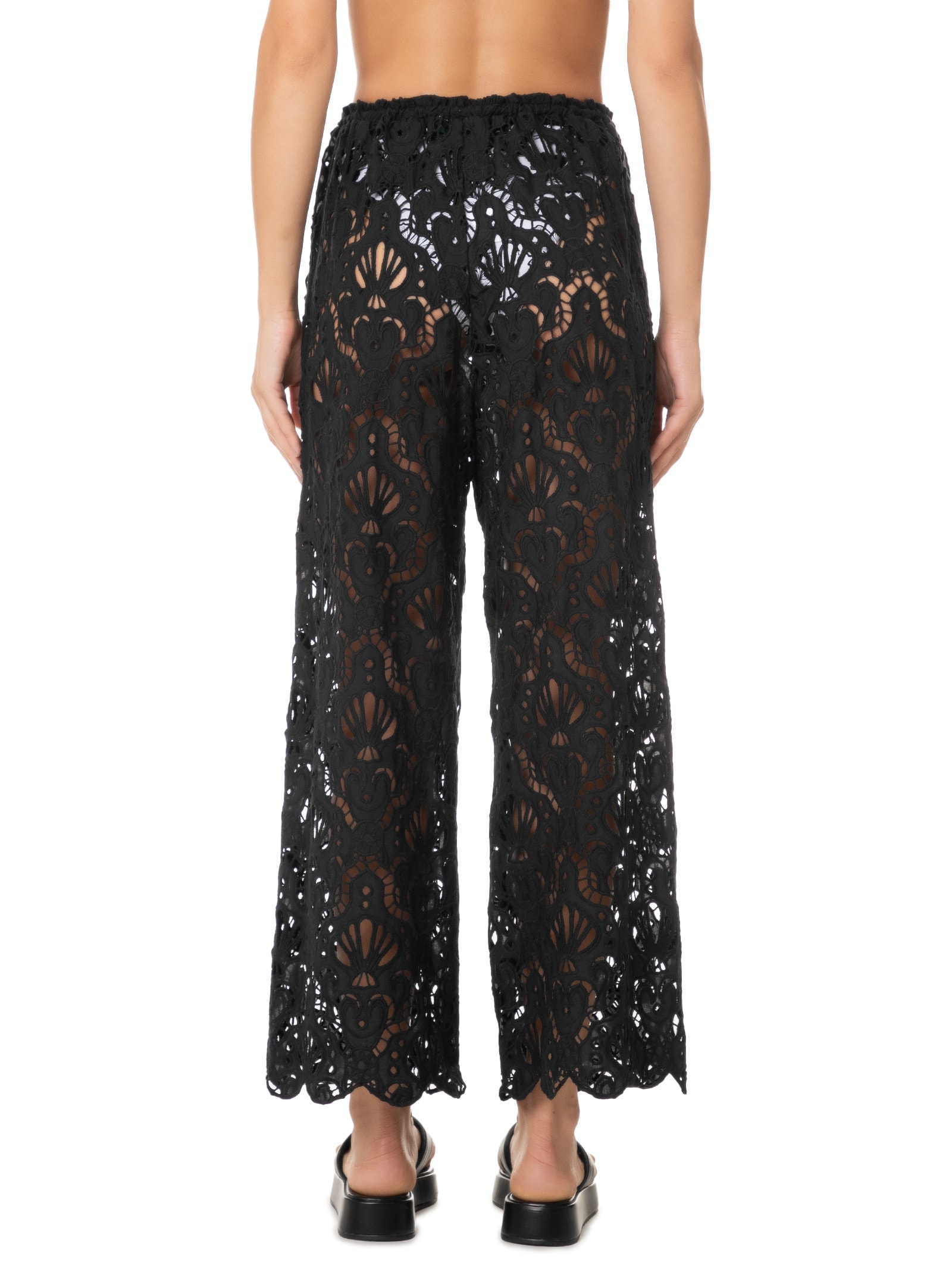 Calça Feminina Laise Concha Preto Farm Praia