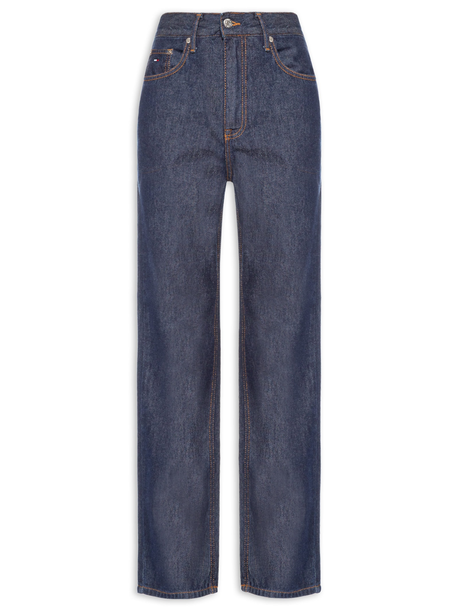 Calça Feminina Layla HR Slim Str DI4156 Azul Tommy Jeans