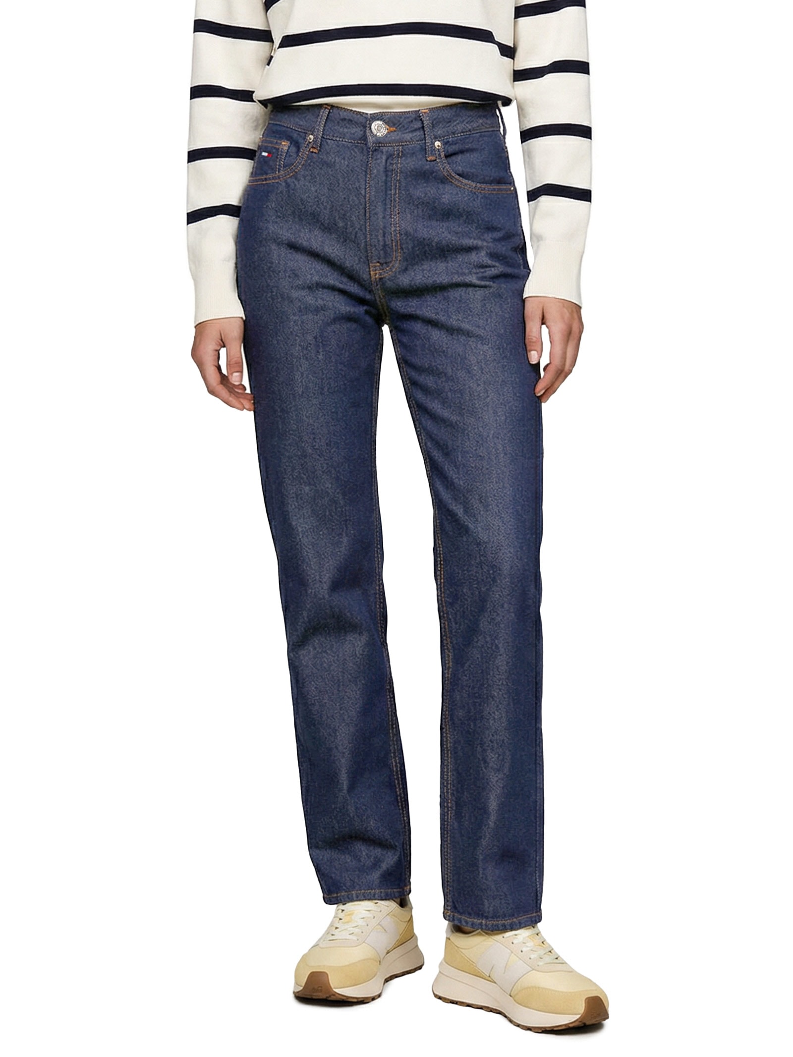 Calça Feminina Layla HR Slim Str DI4156 Azul Tommy Jeans