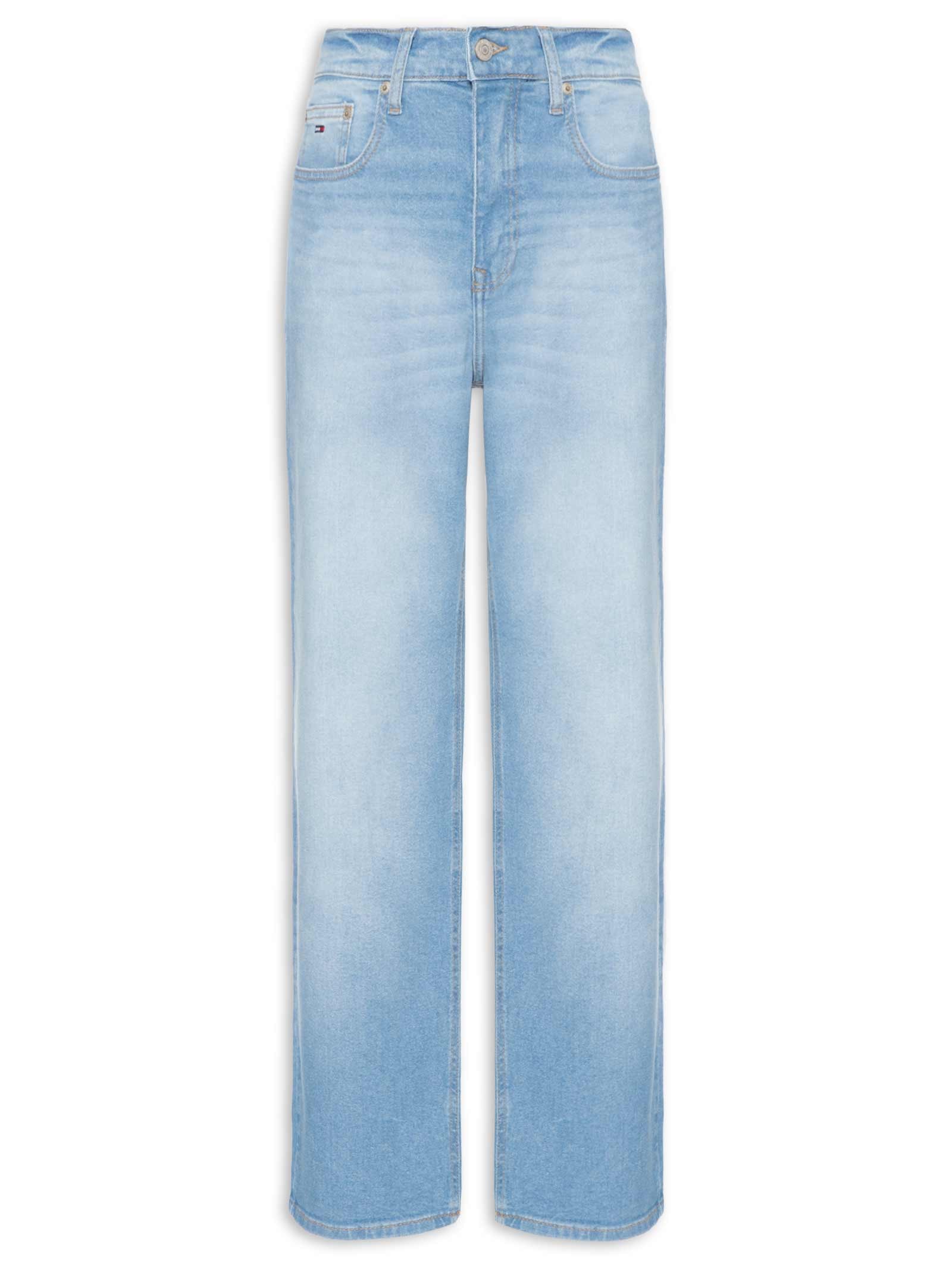 Calça Feminina Layla Slim Str Azul Tommy Jeans