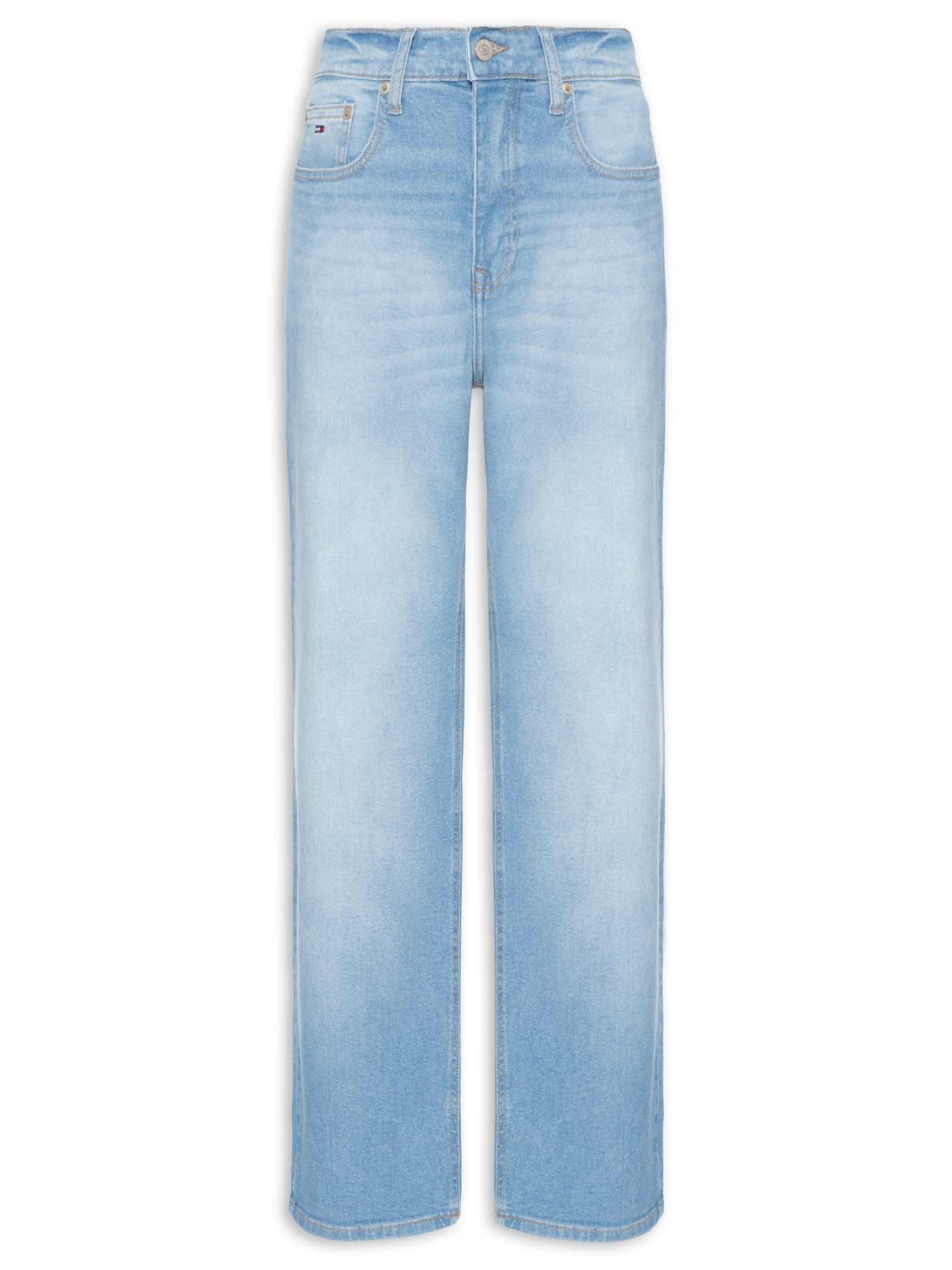 Calça Feminina Layla Slim Str Azul Tommy Jeans