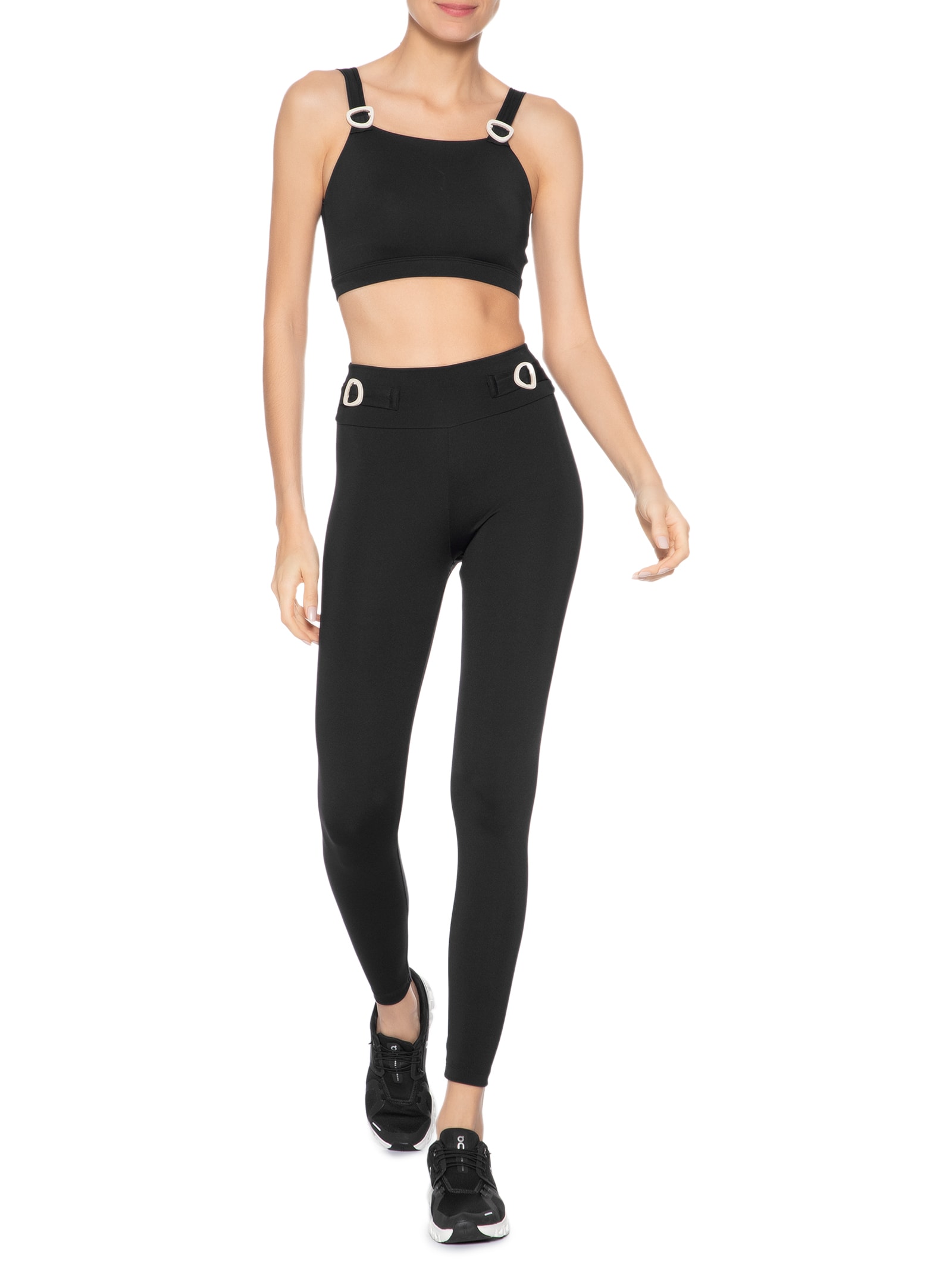Calça Feminina Legging Astralis Preto Lauf