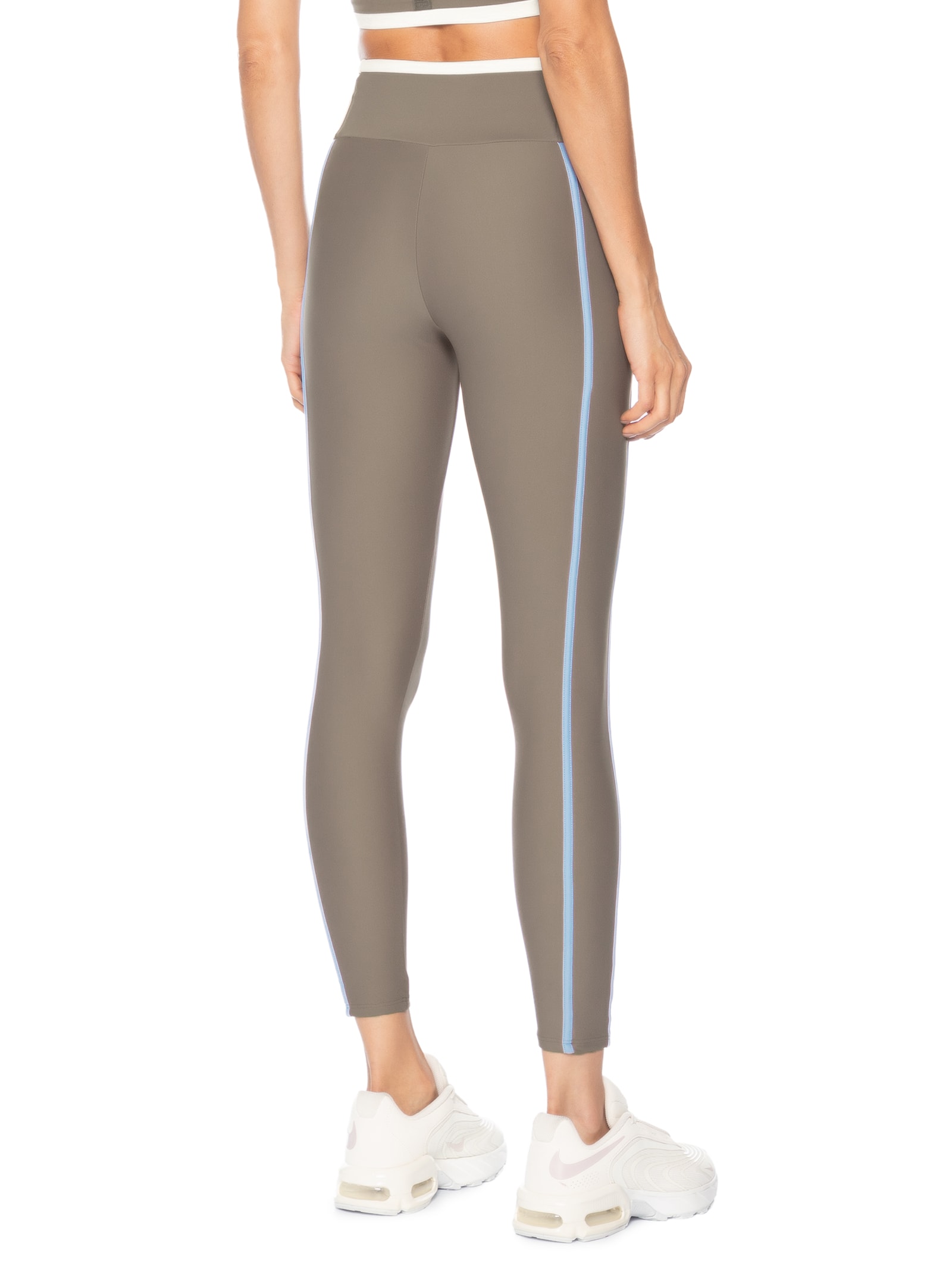 Calça Feminina Legging Body Peach Almond Marrom Body For Sure