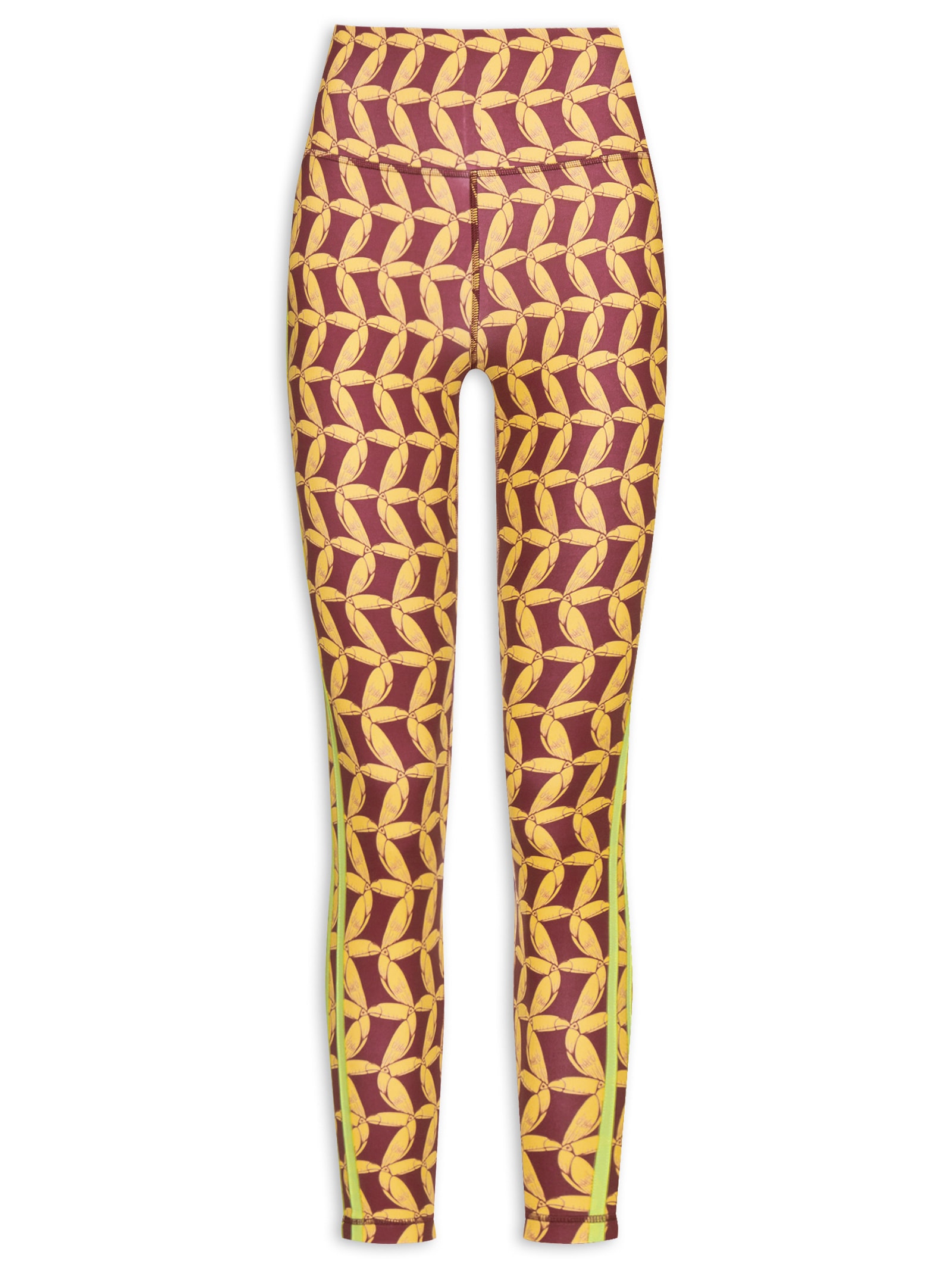 Calça Feminina Legging Capri Vermelho Adidas + Farm