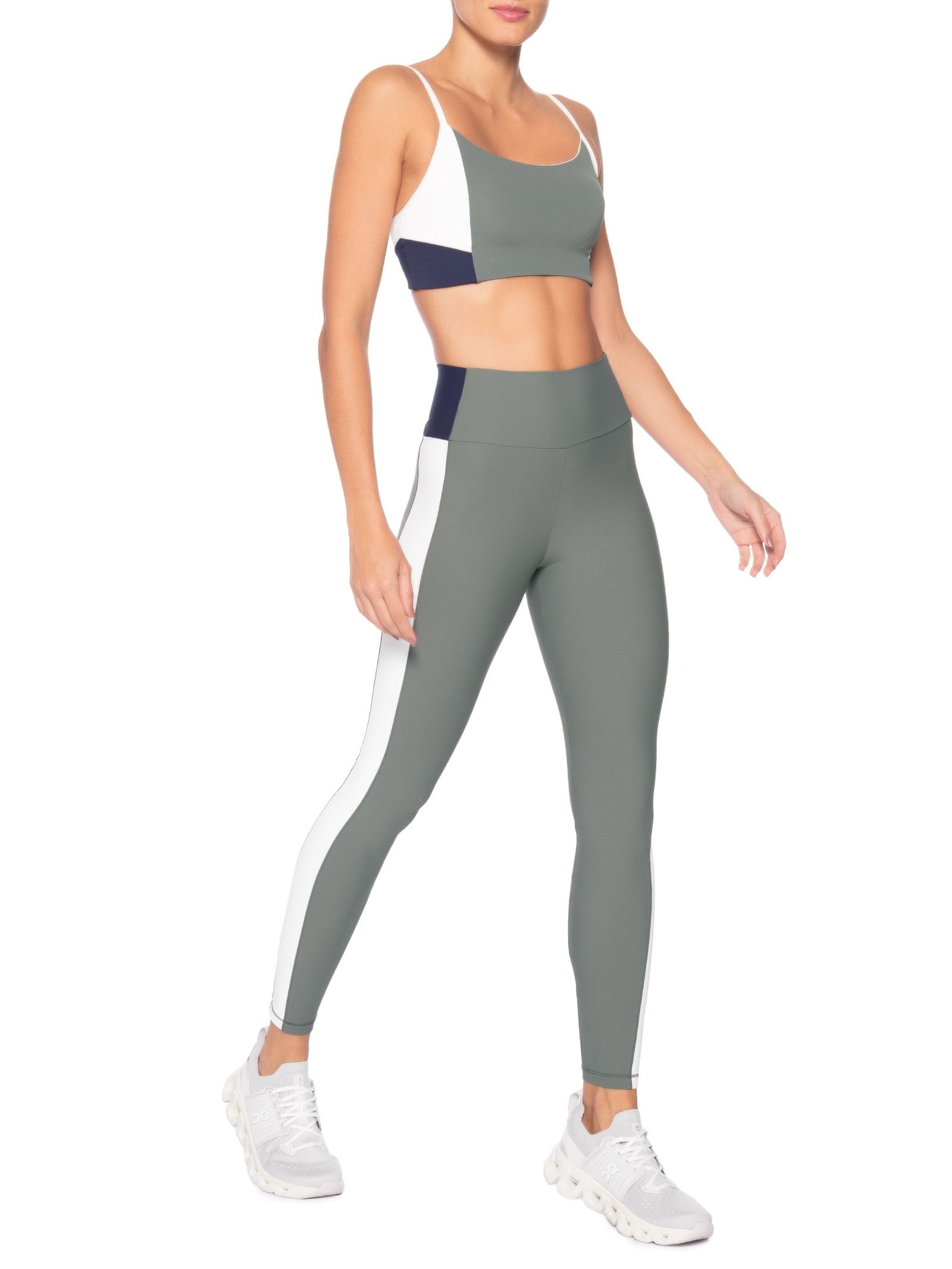 Calça Feminina Legging Cinza Hering Sports