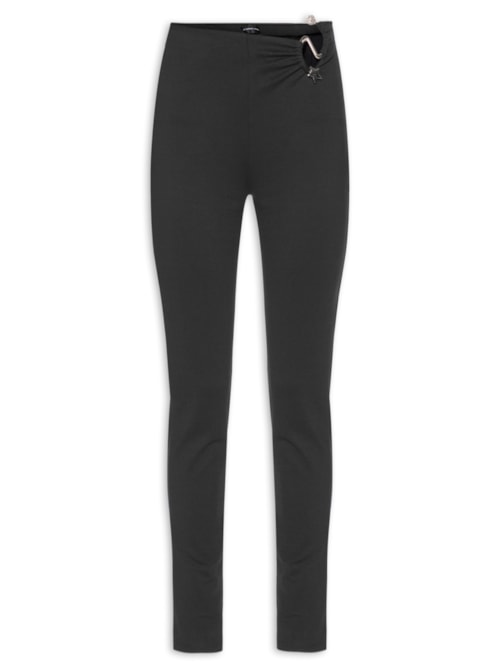 Calça Feminina Legging Com Cut Out – Preto