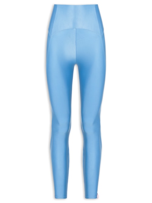 Calça Feminina Legging Cós Duplo Lisa Basic Colors – Azul