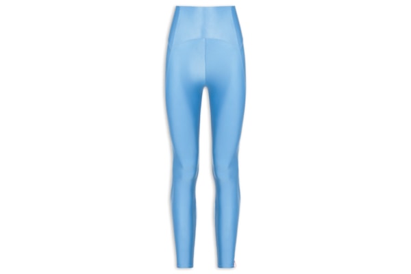 Calça Feminina Legging Cós Duplo Lisa Basic Colors - Azul