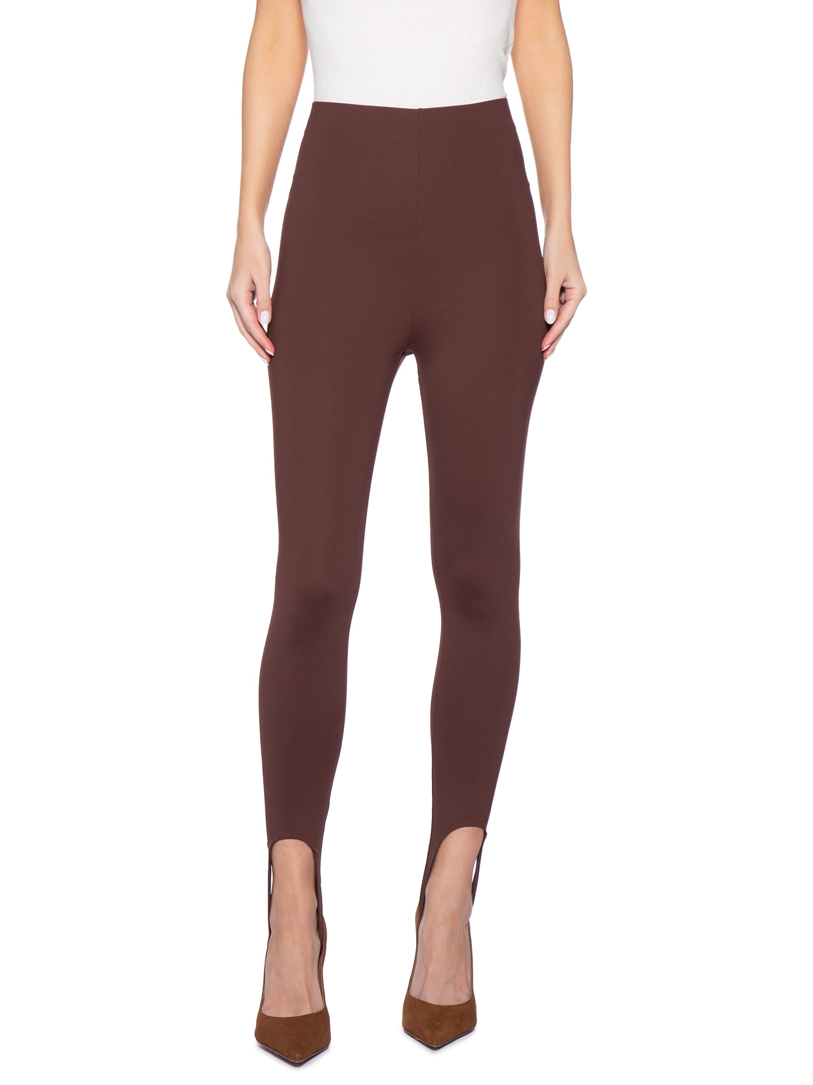 Calça Feminina Legging De Pezinho Marrom '2Essential