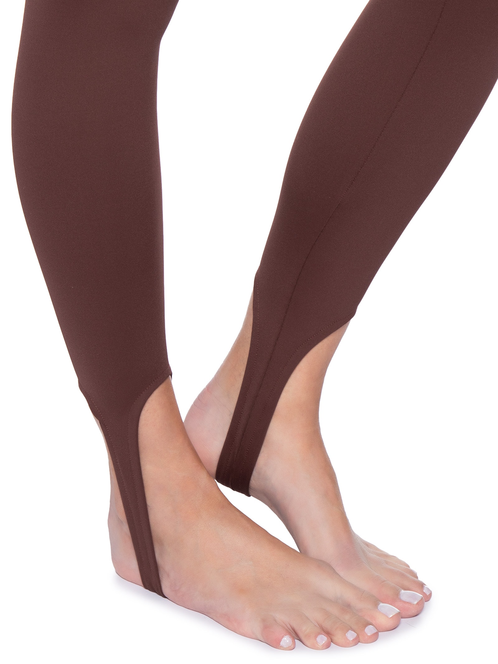 Calça Feminina Legging De Pezinho Marrom '2Essential