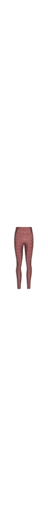 Calça Feminina Legging Estampada High - Vermelho