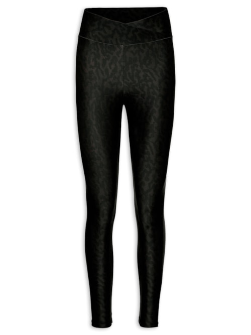 Calça Feminina Legging Estampada - Marrom