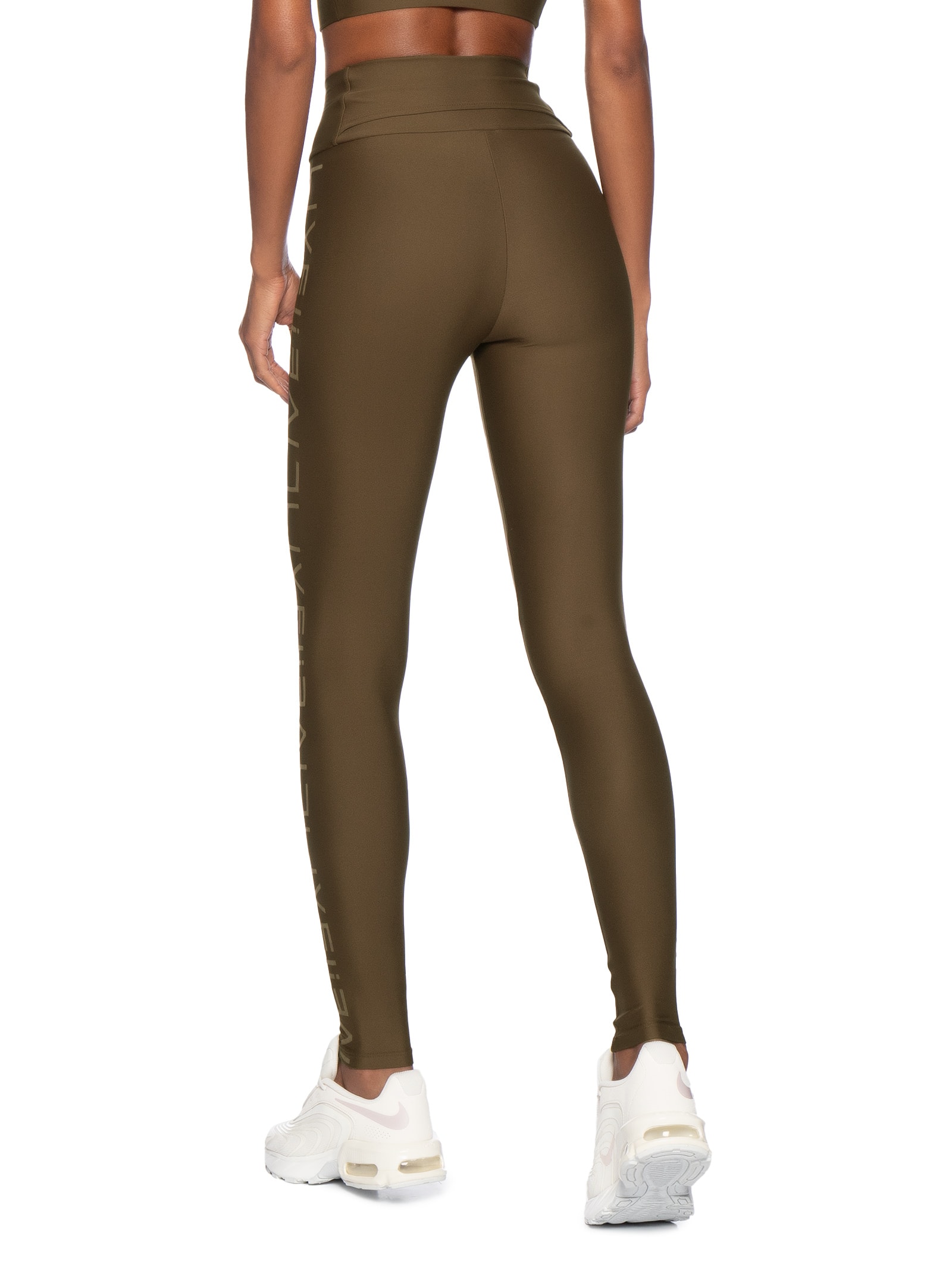 Calça Feminina Legging Fuso Icon Neo Marrom Live!