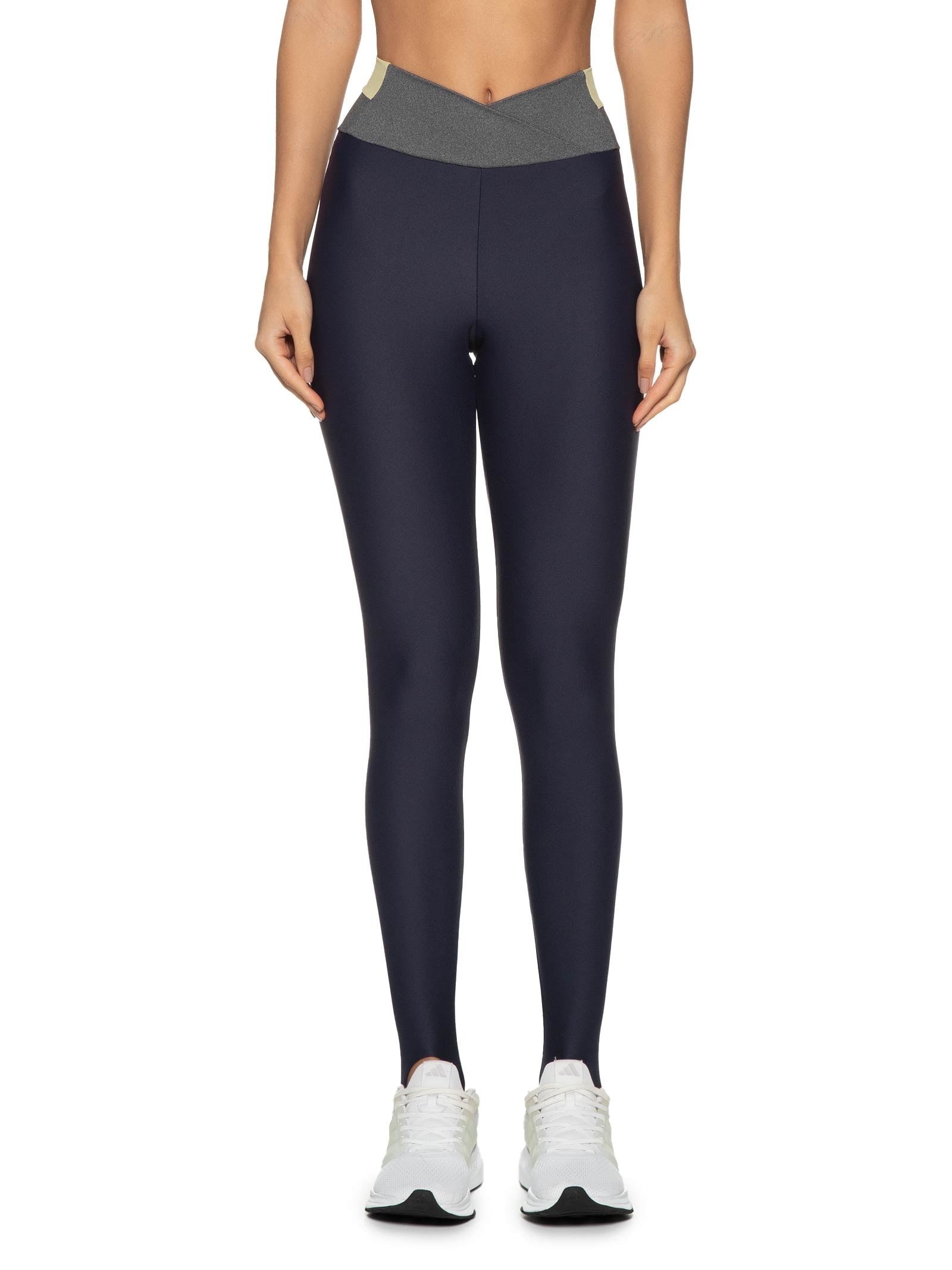 Calça Feminina Legging Lisa Azul Body For Sure