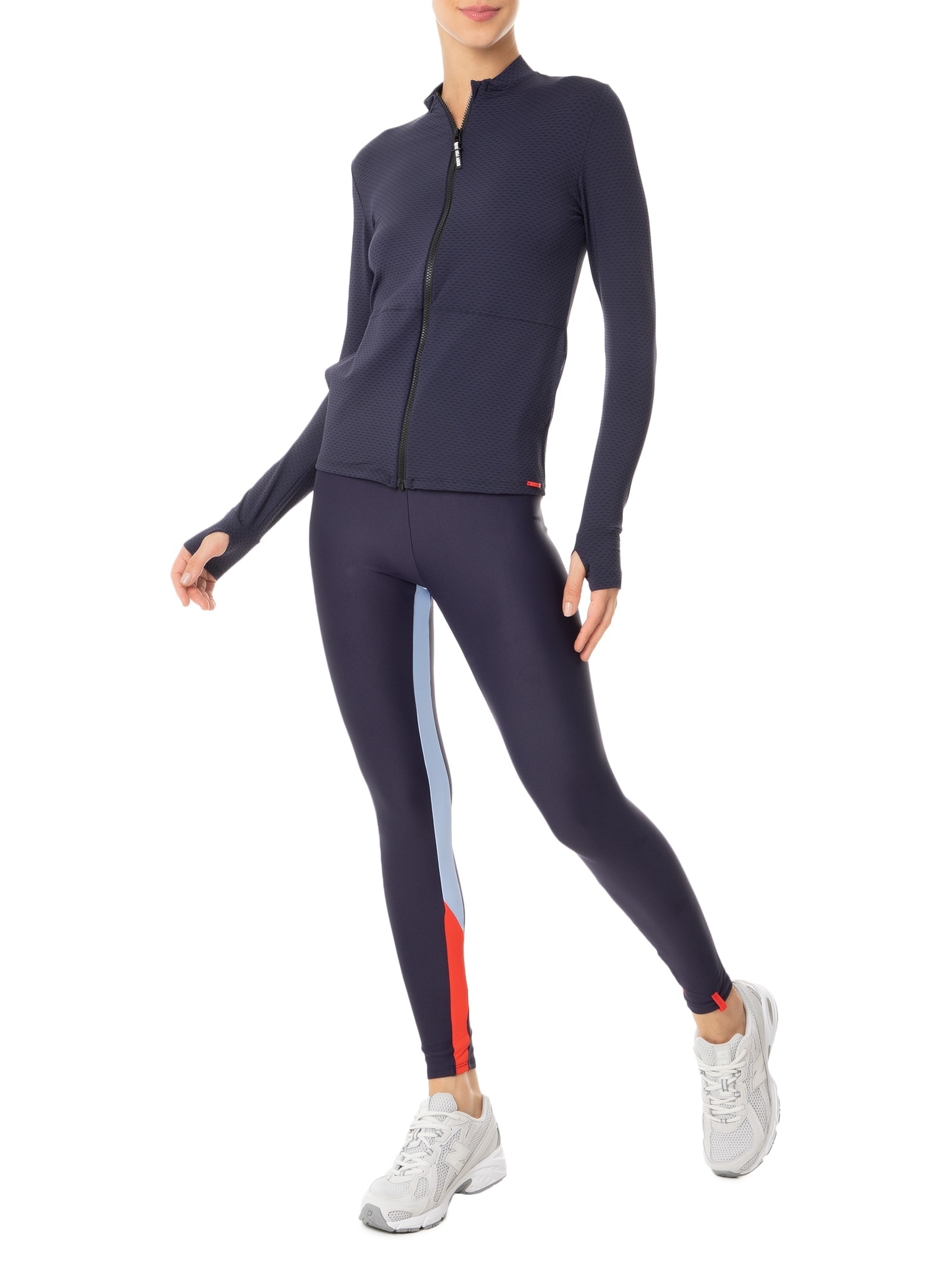 Calça Feminina Legging Lisa Azul Body For Sure