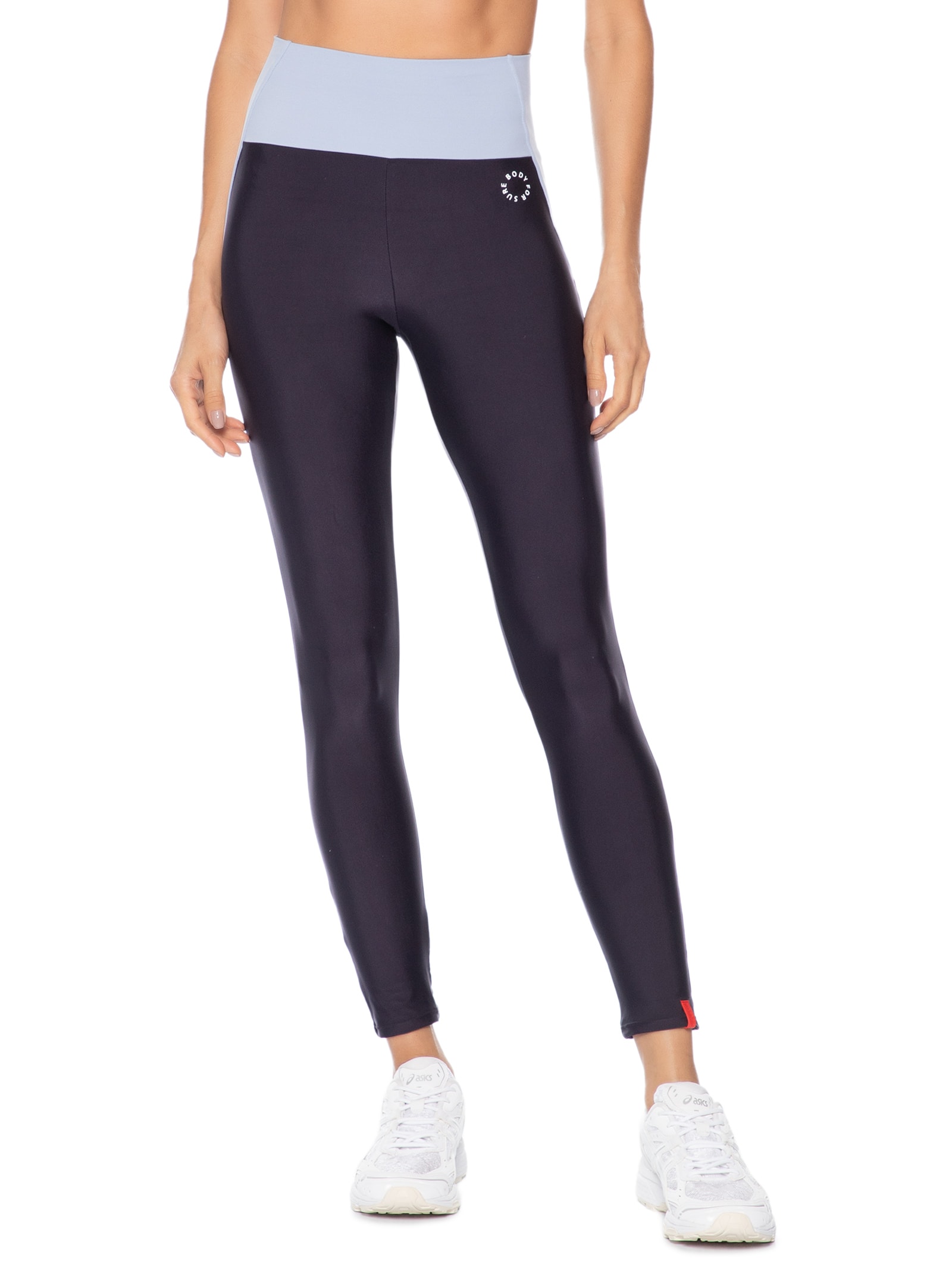 Calça Feminina Legging Lisa Cloud Azul Body For Sure