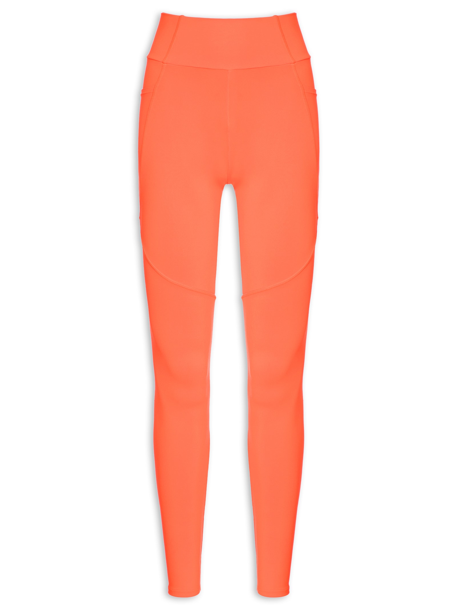 Calça Feminina Legging Lisa Laranja Body For Sure