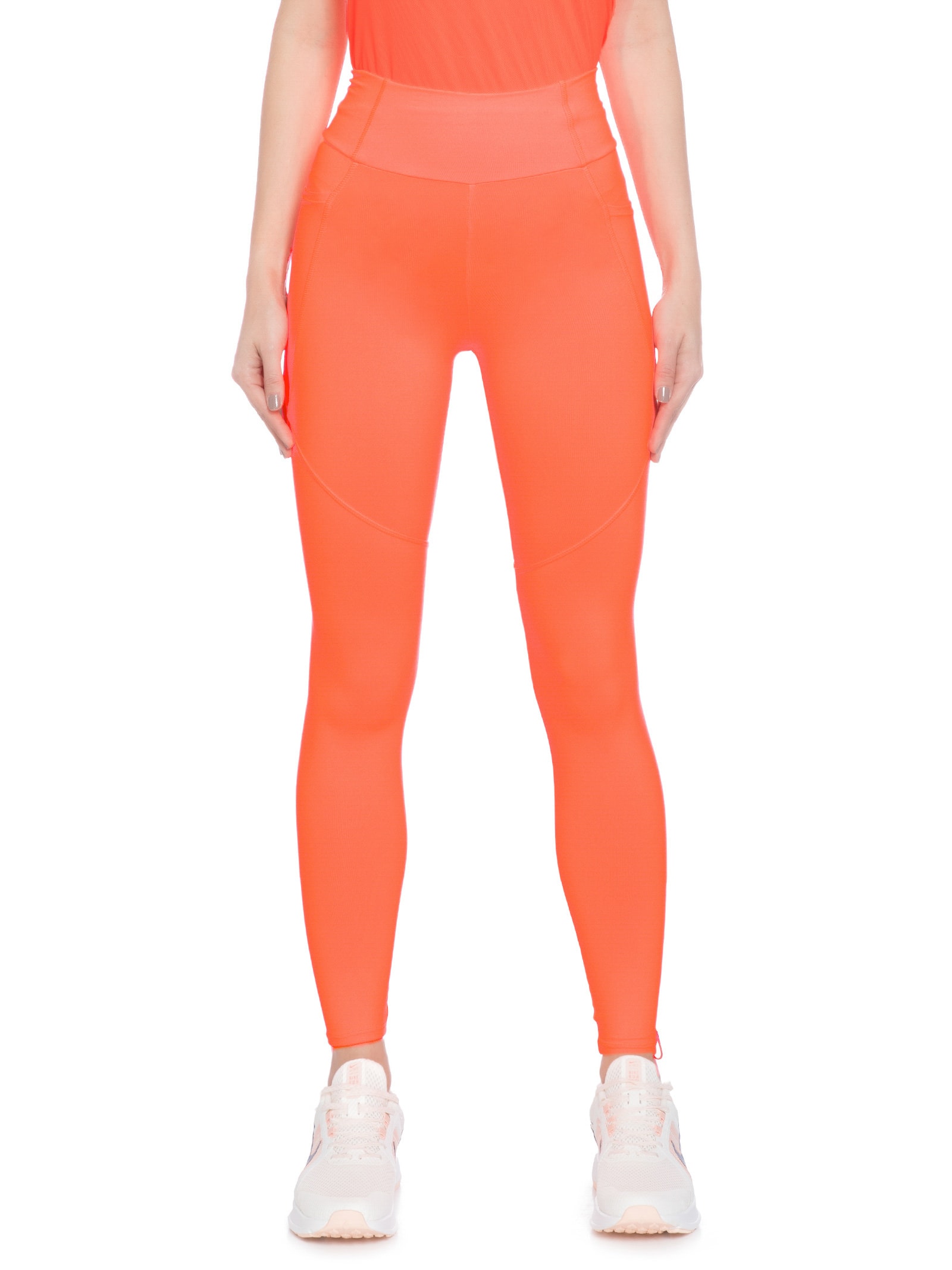 Calça Feminina Legging Lisa Laranja Body For Sure