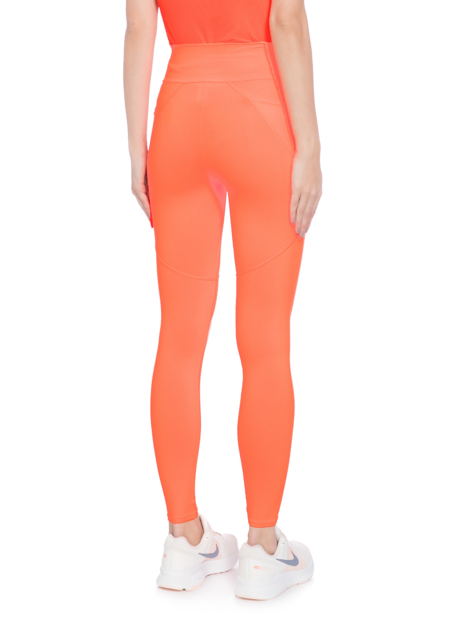 Calça Feminina Legging Lisa Laranja Body For Sure
