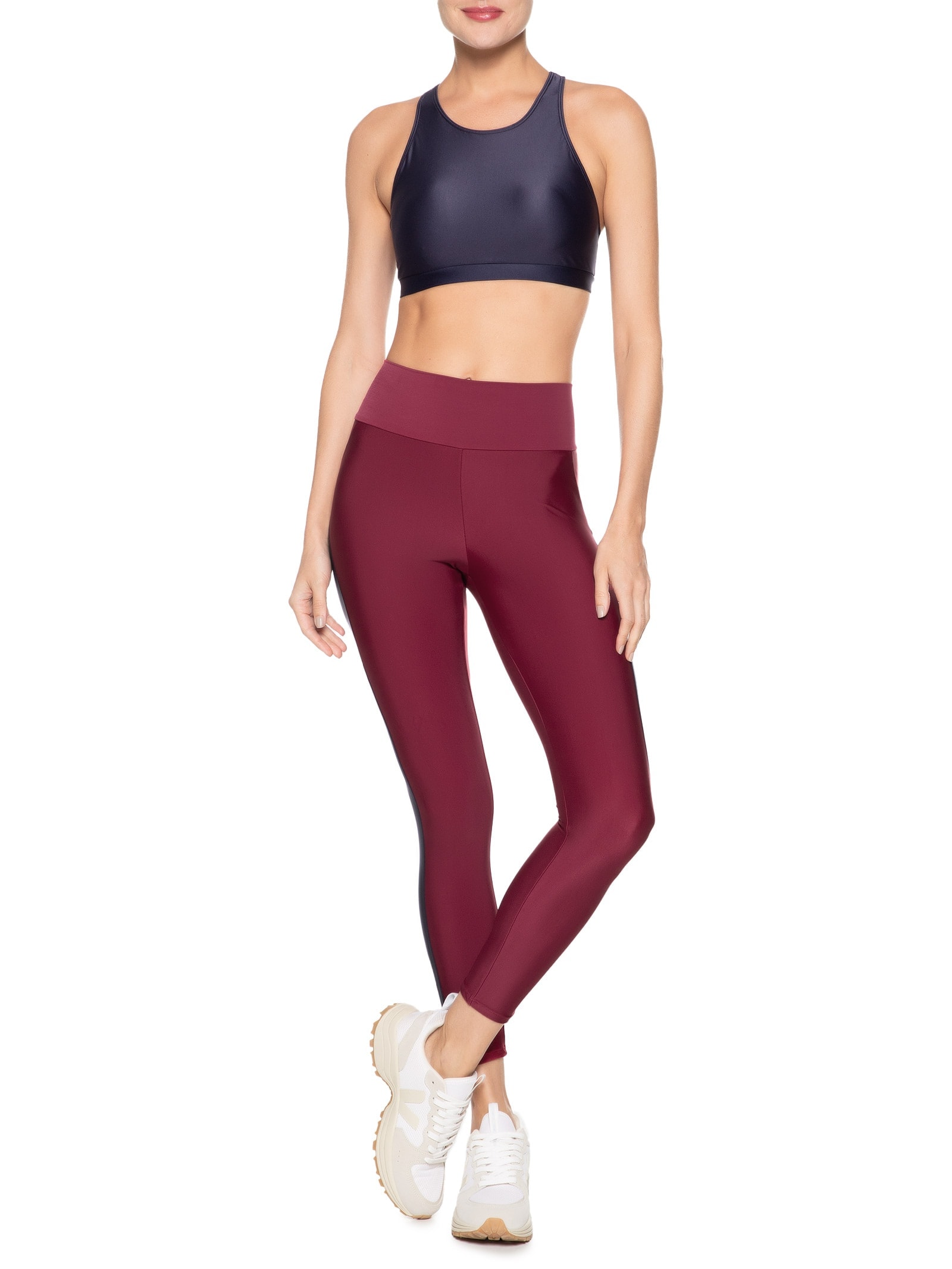 Calça Feminina Legging Lisa Vermelho Body For Sure