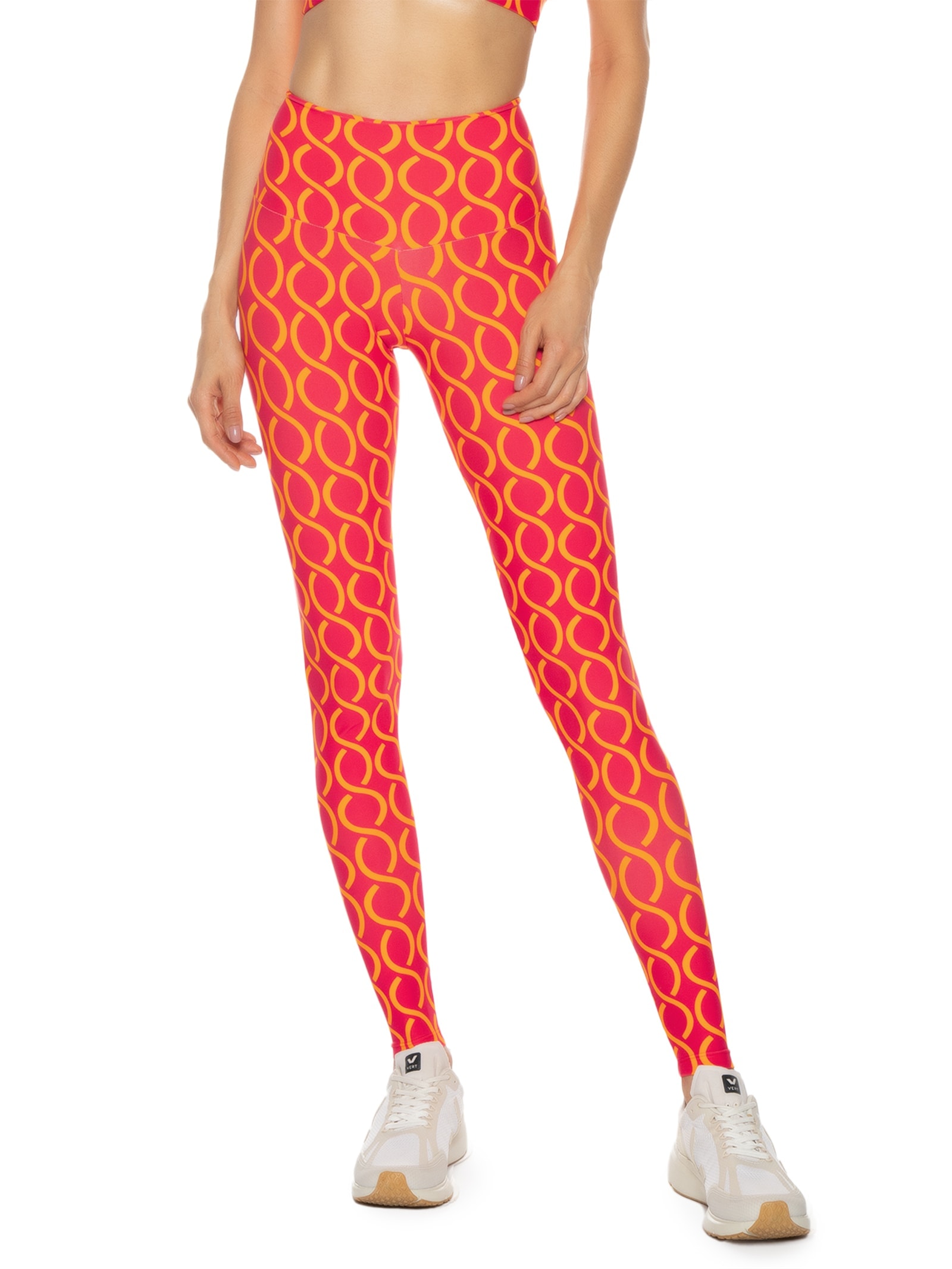 Calça Feminina Legging Marcelle Rosa Ccm