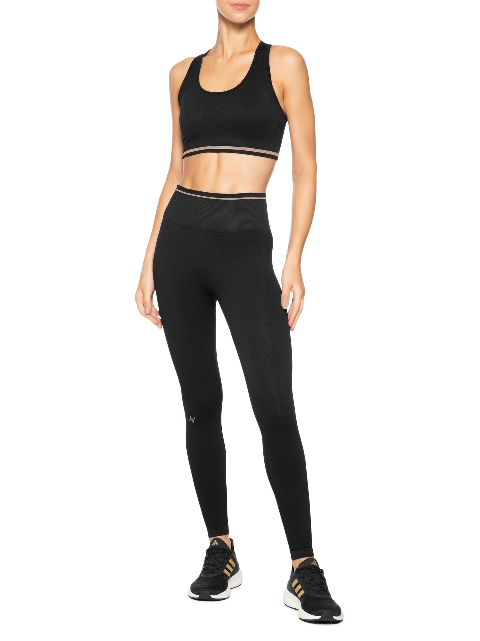 Calça Feminina Legging Preto Hering Sports