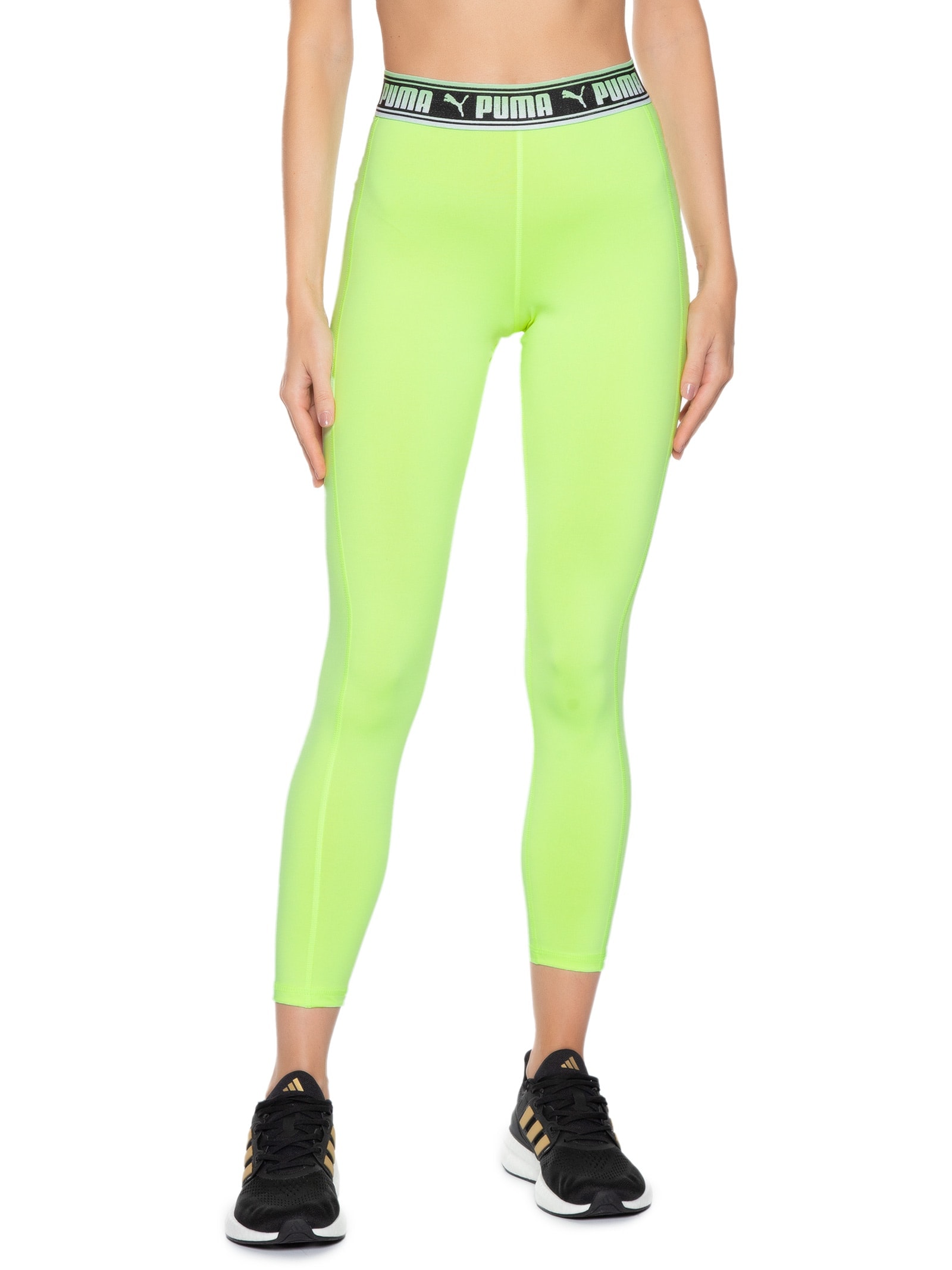 Calça Feminina Legging Run Key Ultraform Verde Puma