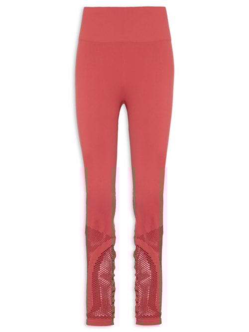 Calça Feminina Legging Sem Costura Orgânico – Rosa