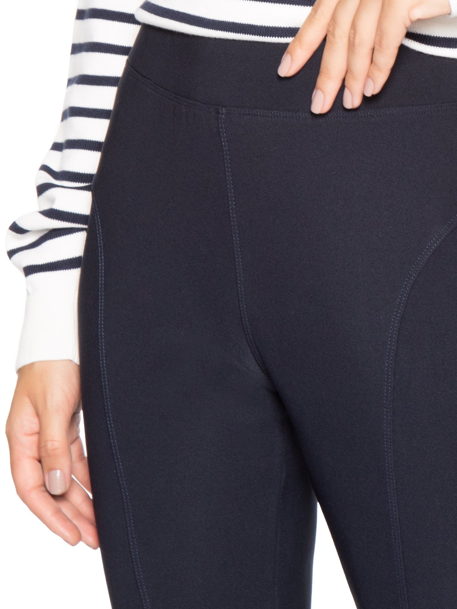 Calça Feminina Legging Térmica Forro Aveludada Azul Basiq