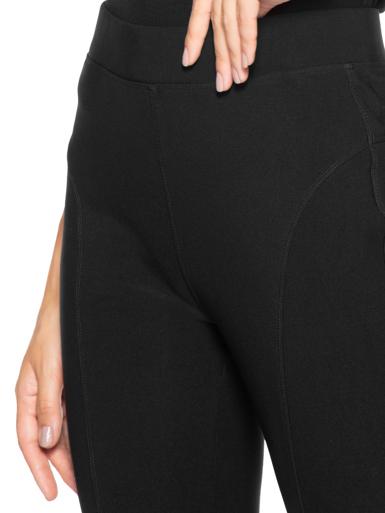 Calça Feminina Legging Térmica Forro Aveludada Preto Basiq